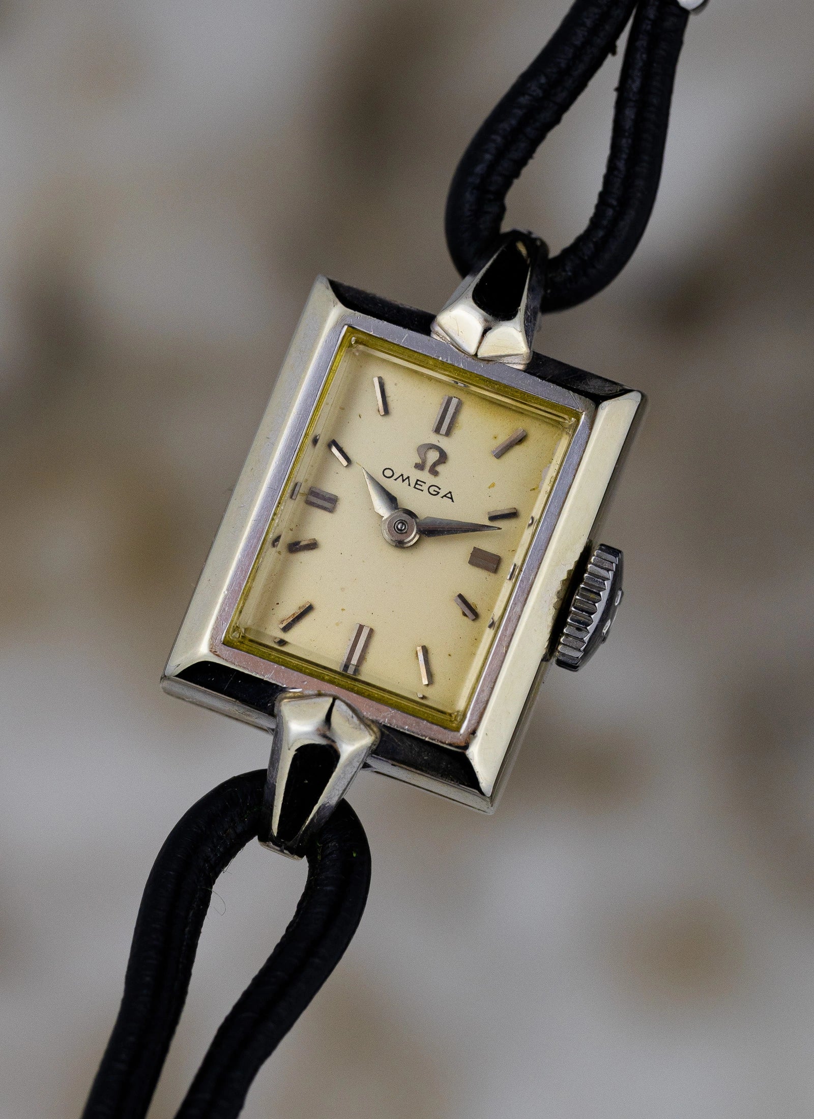 1959 18K White Gold Plated Omega Lady ref. A5267 Cal. 482