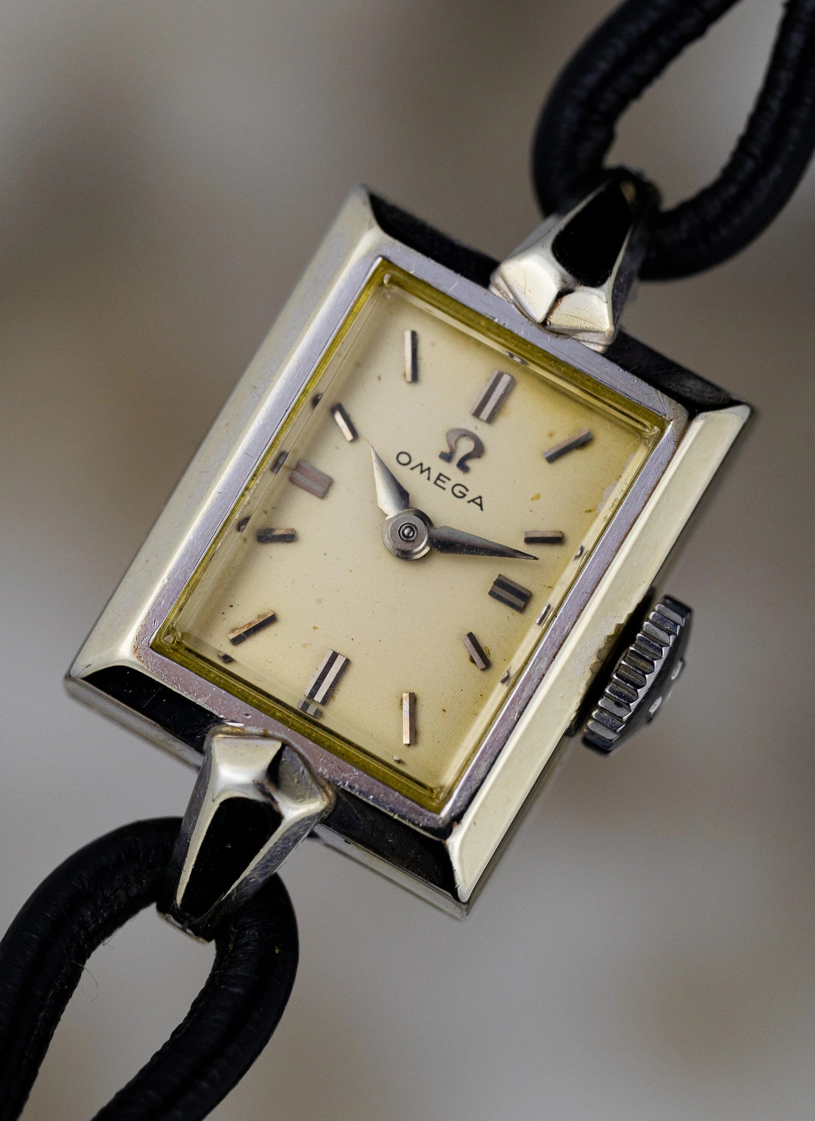1959 18K White Gold Plated Omega Lady ref. A5267 Cal. 482