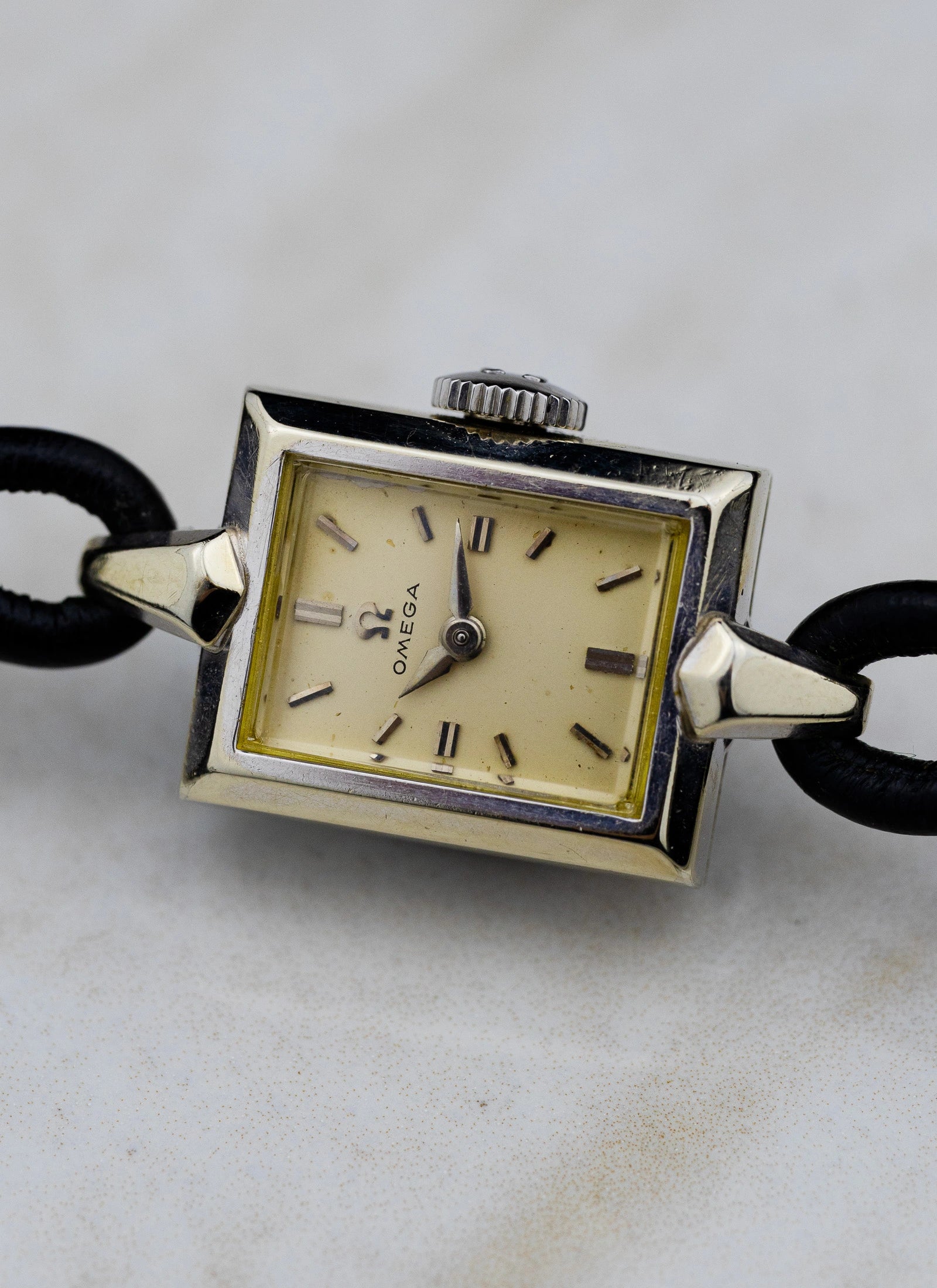 1959 18K White Gold Plated Omega Lady ref. A5267 Cal. 482