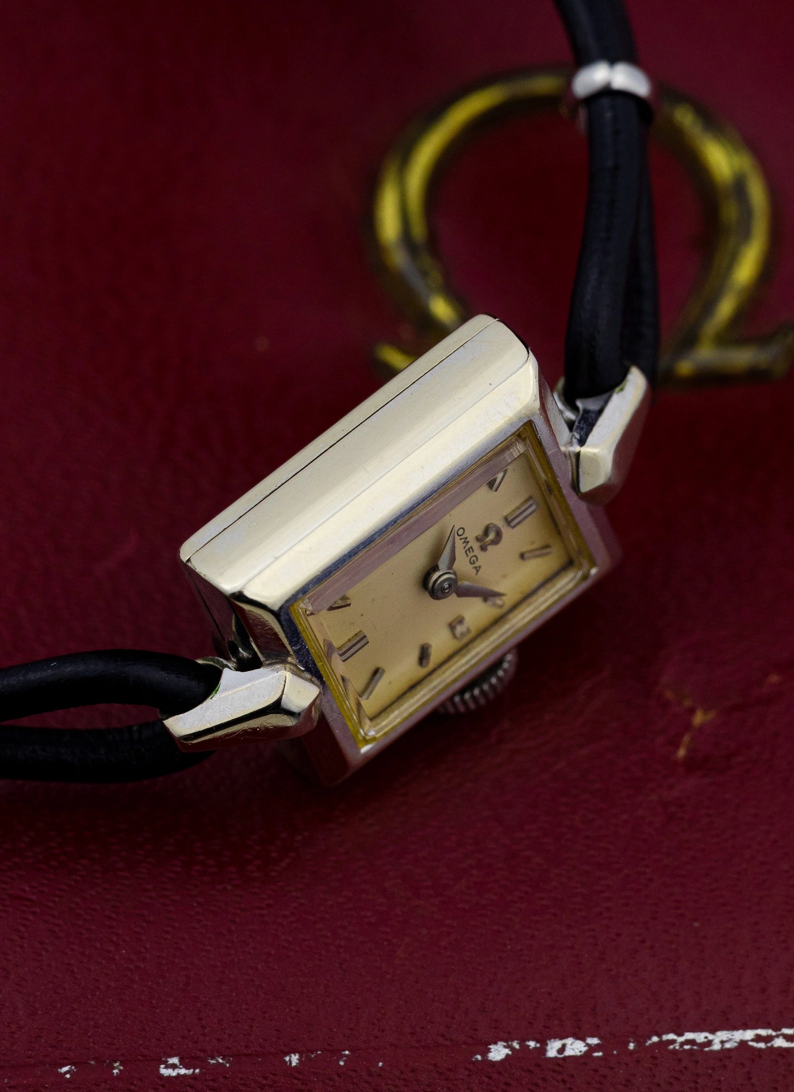 1959 18K White Gold Plated Omega Lady ref. A5267 Cal. 482