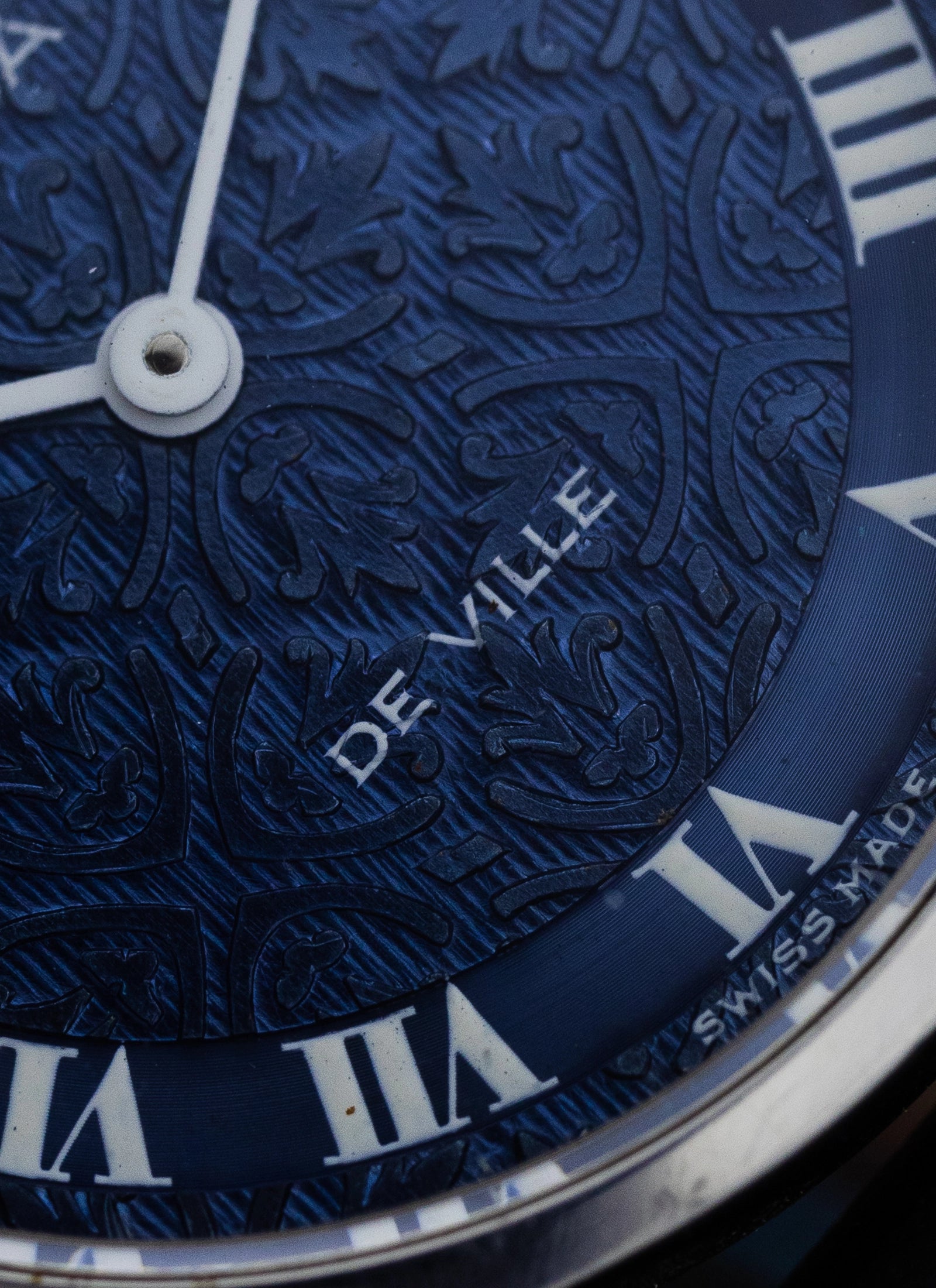 1974 Lady Omega De Ville Blue Floral Dial 511.0392 cal. 625