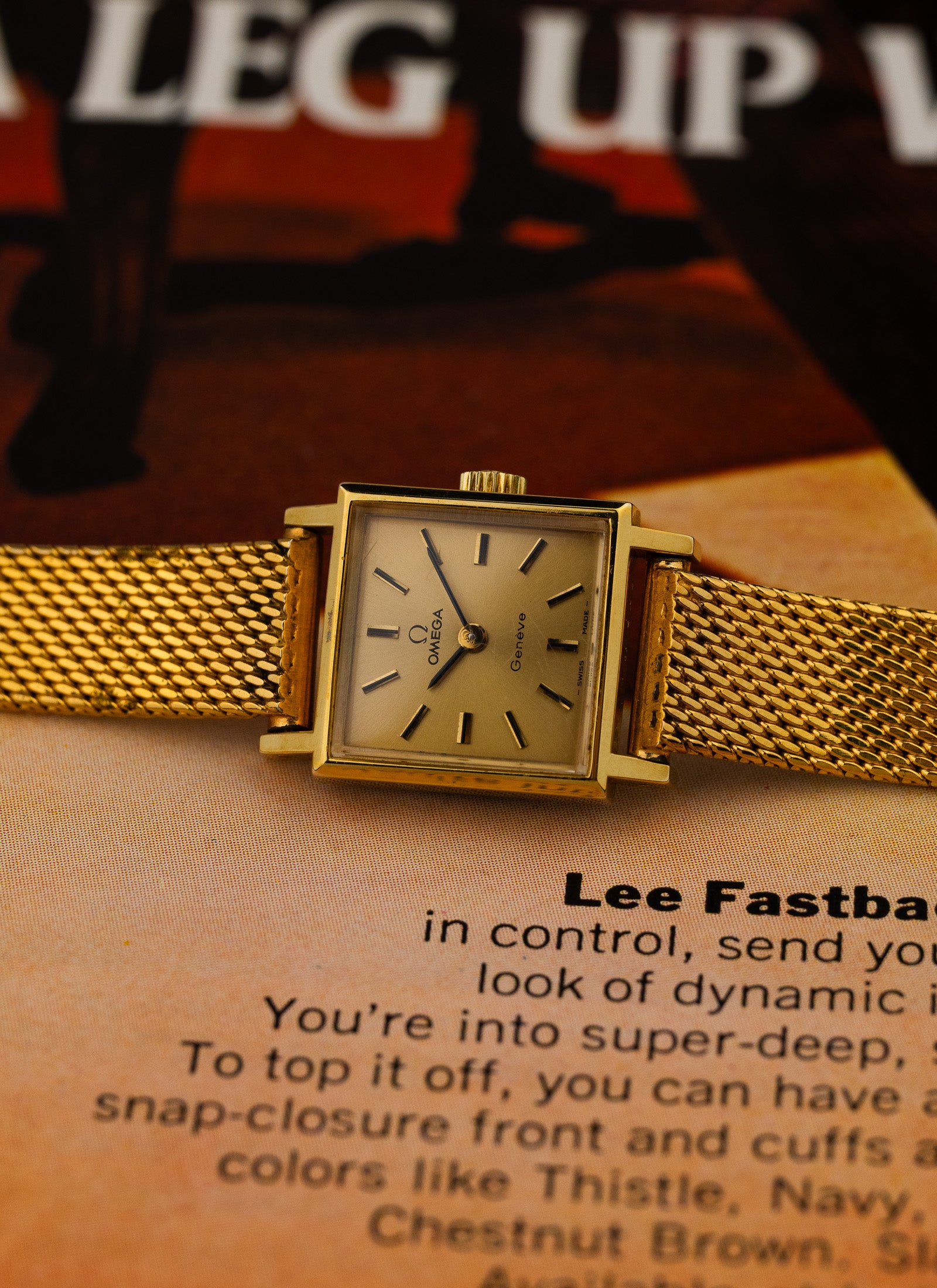 1975 Lady Omega Geneve Square 511.0452 cal. 1070 Serviced