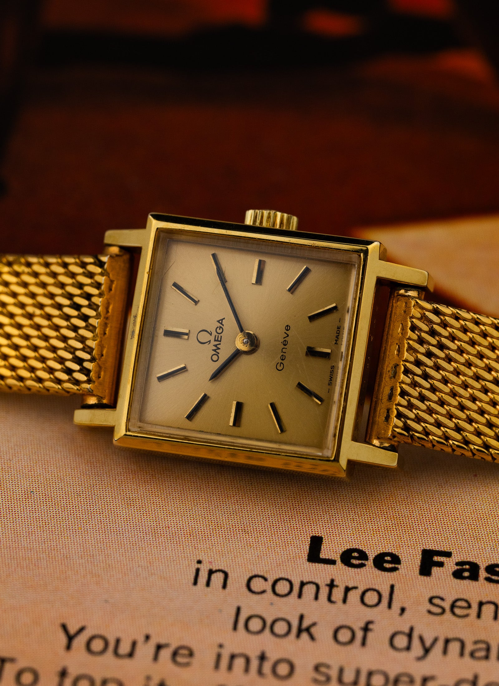 1975 Lady Omega Geneve Square 511.0452 cal. 1070 Serviced