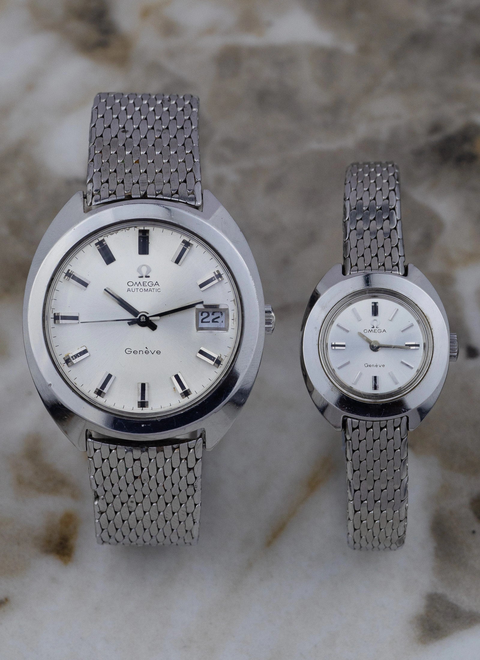 1960s His & Hers Omega Geneve Japan Only watches 166.721 cal. 565
