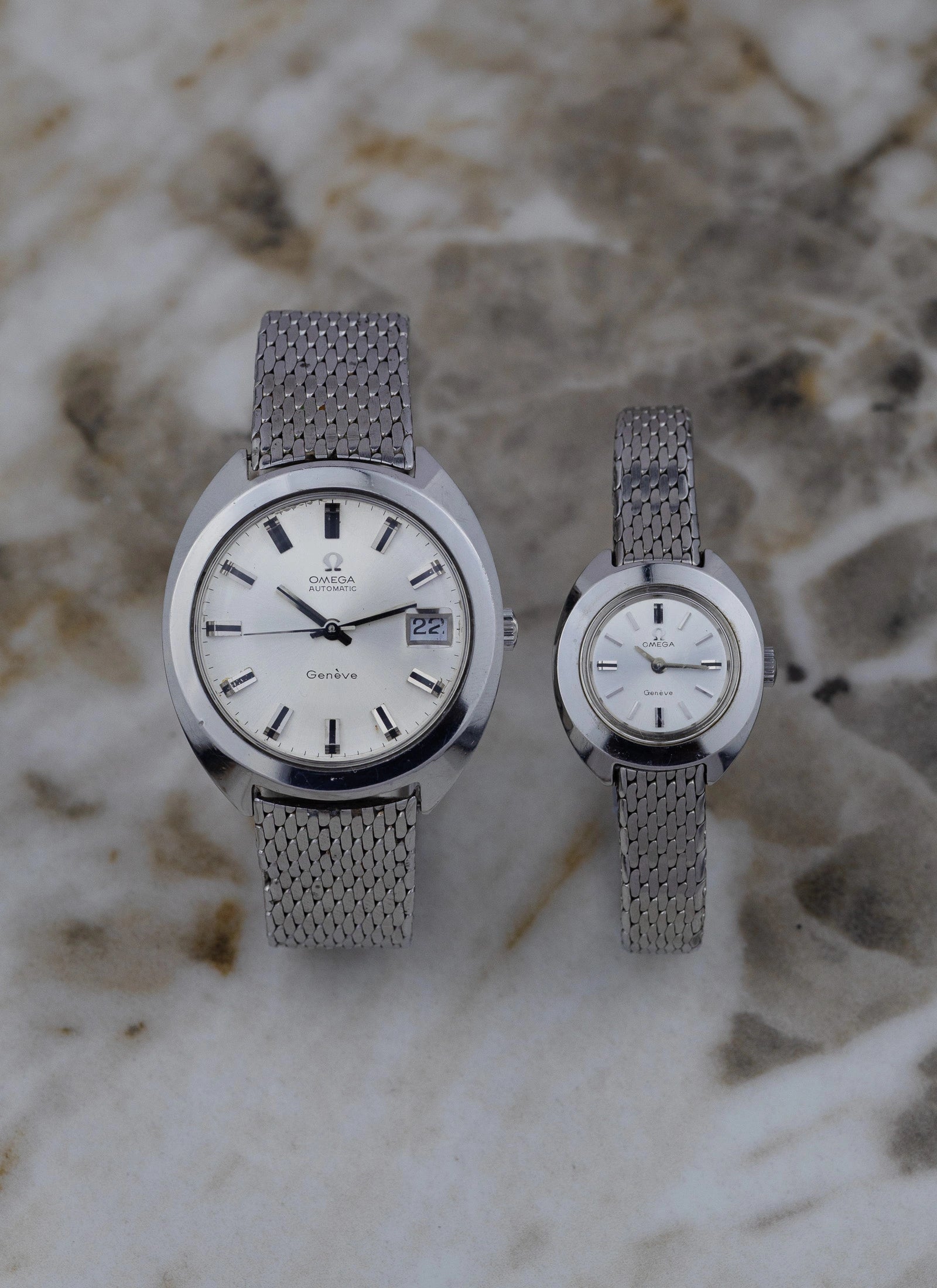 1960s His & Hers Omega Geneve Japan Only watches 166.721 cal. 565