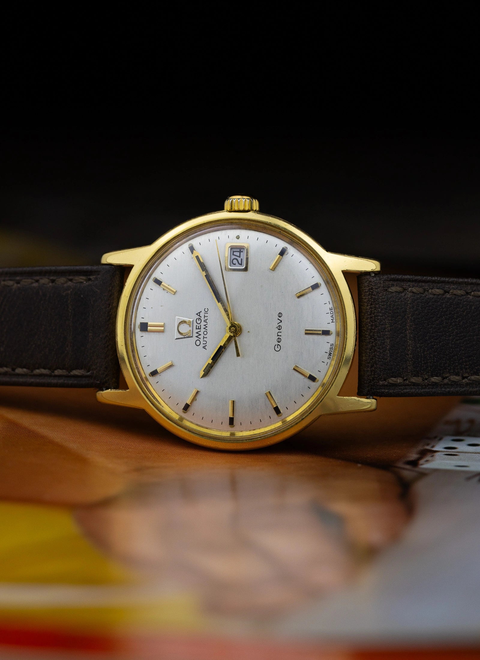 1971 Omega Geneve Shantung Dial 166.070 cal. 565 Serviced