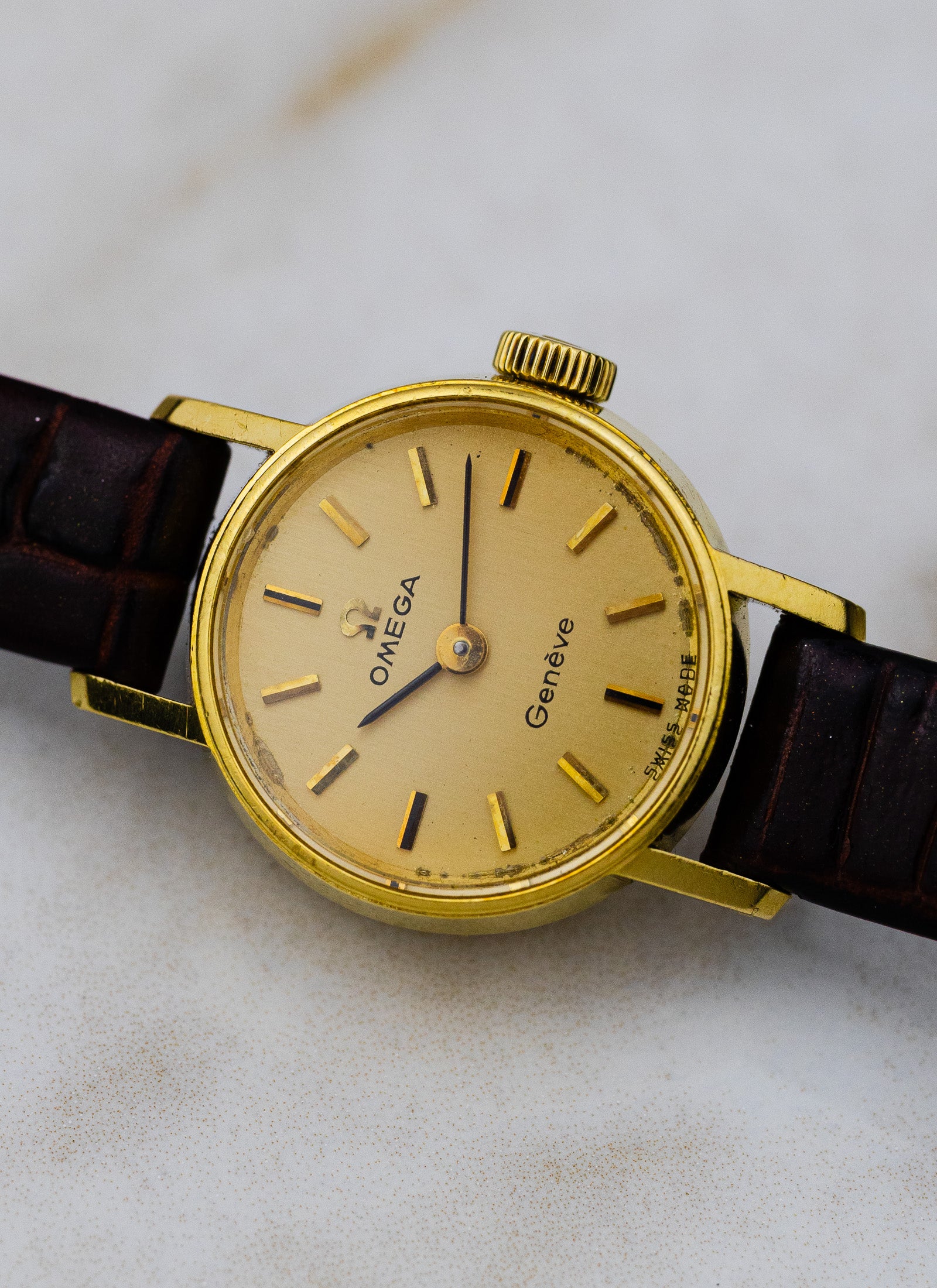 1970 18K Lady Omega Geneve 511.227 cal. 485