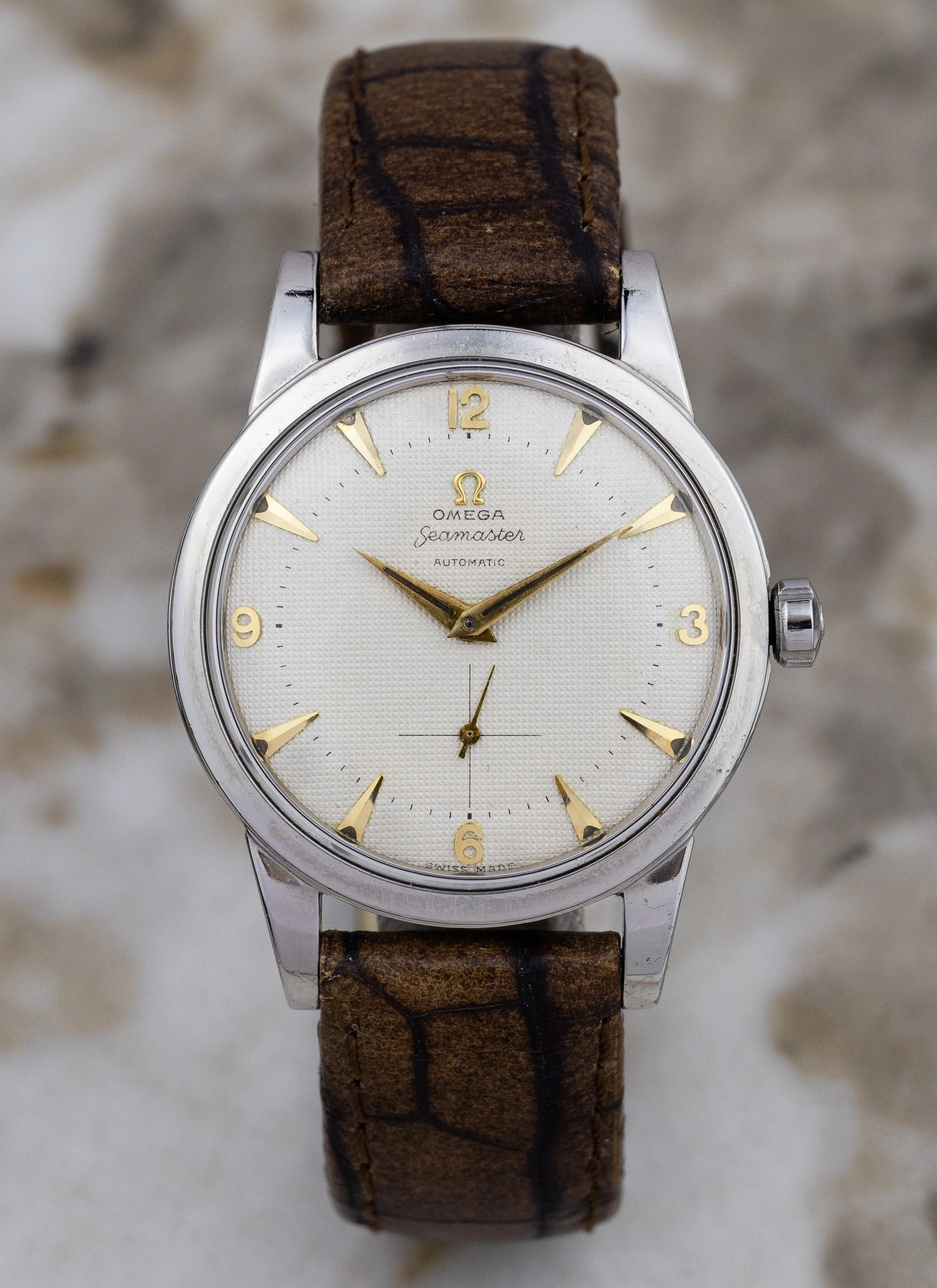 1953 Omega Seamaster Honeycomb Jumbo ref. 2494 cal. 344 Bumper