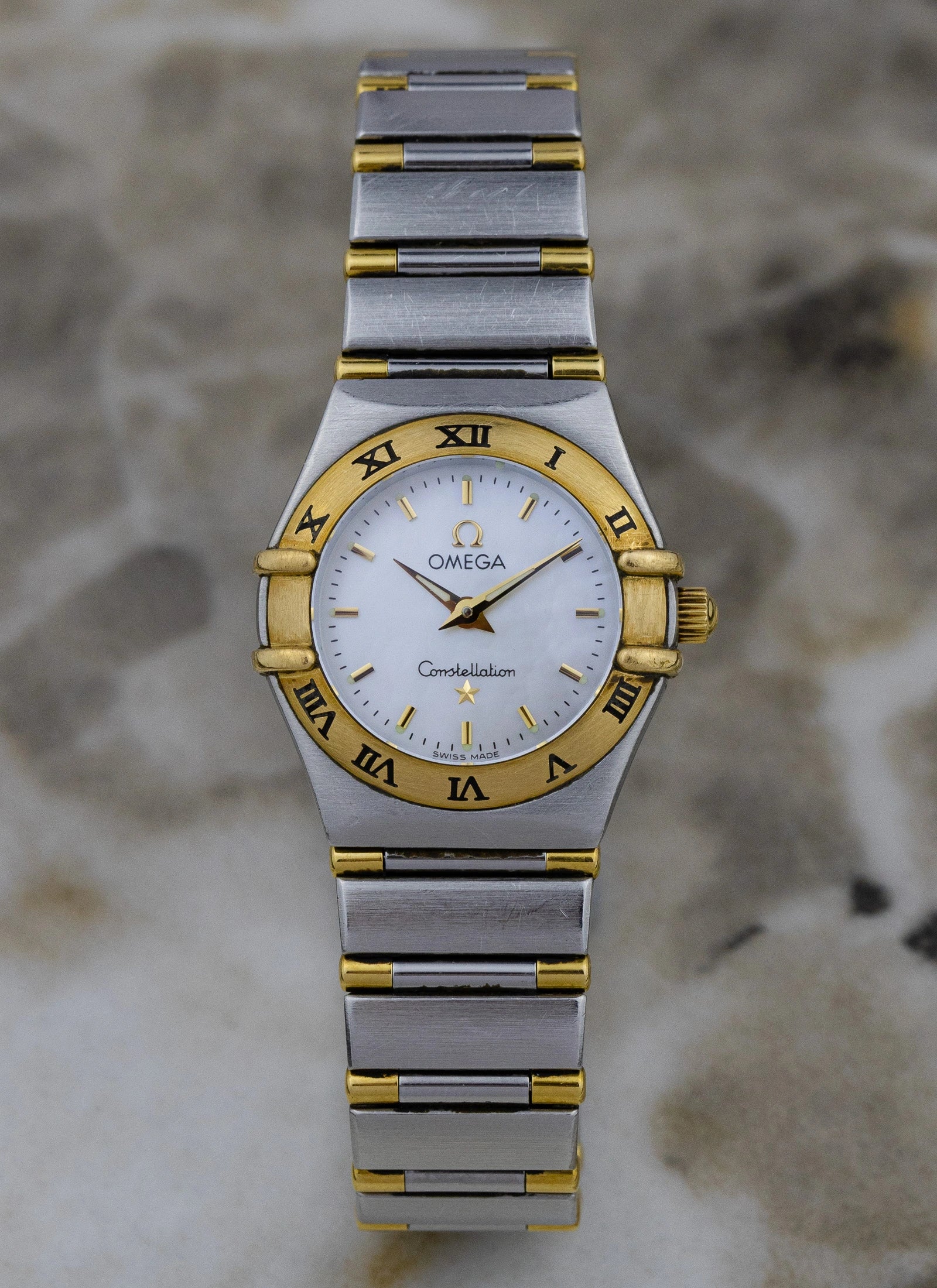 1998 Lady Omega Constellation MOP Dial 795.1203 cal. 1456