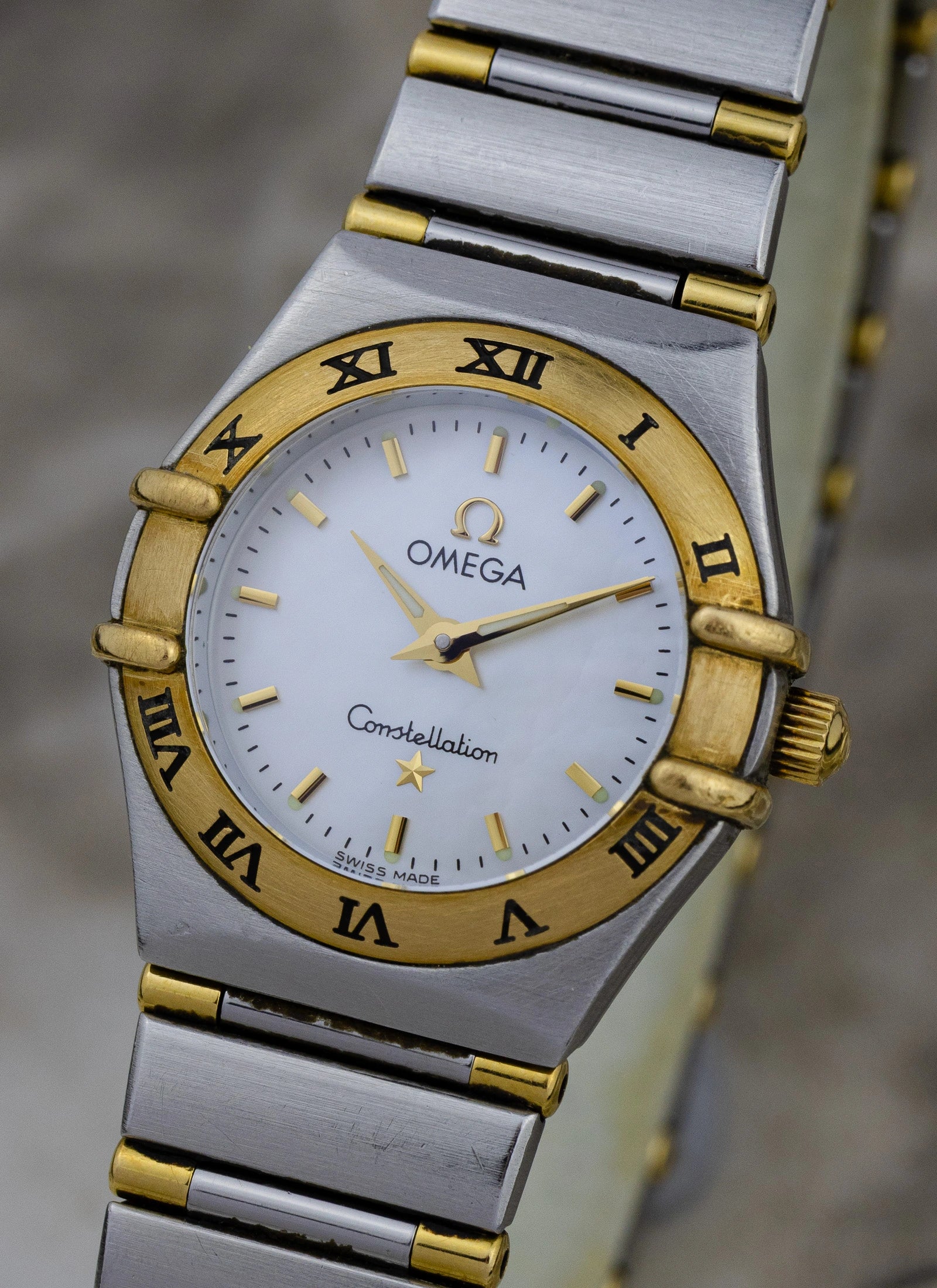 1998 Lady Omega Constellation MOP Dial 795.1203 cal. 1456