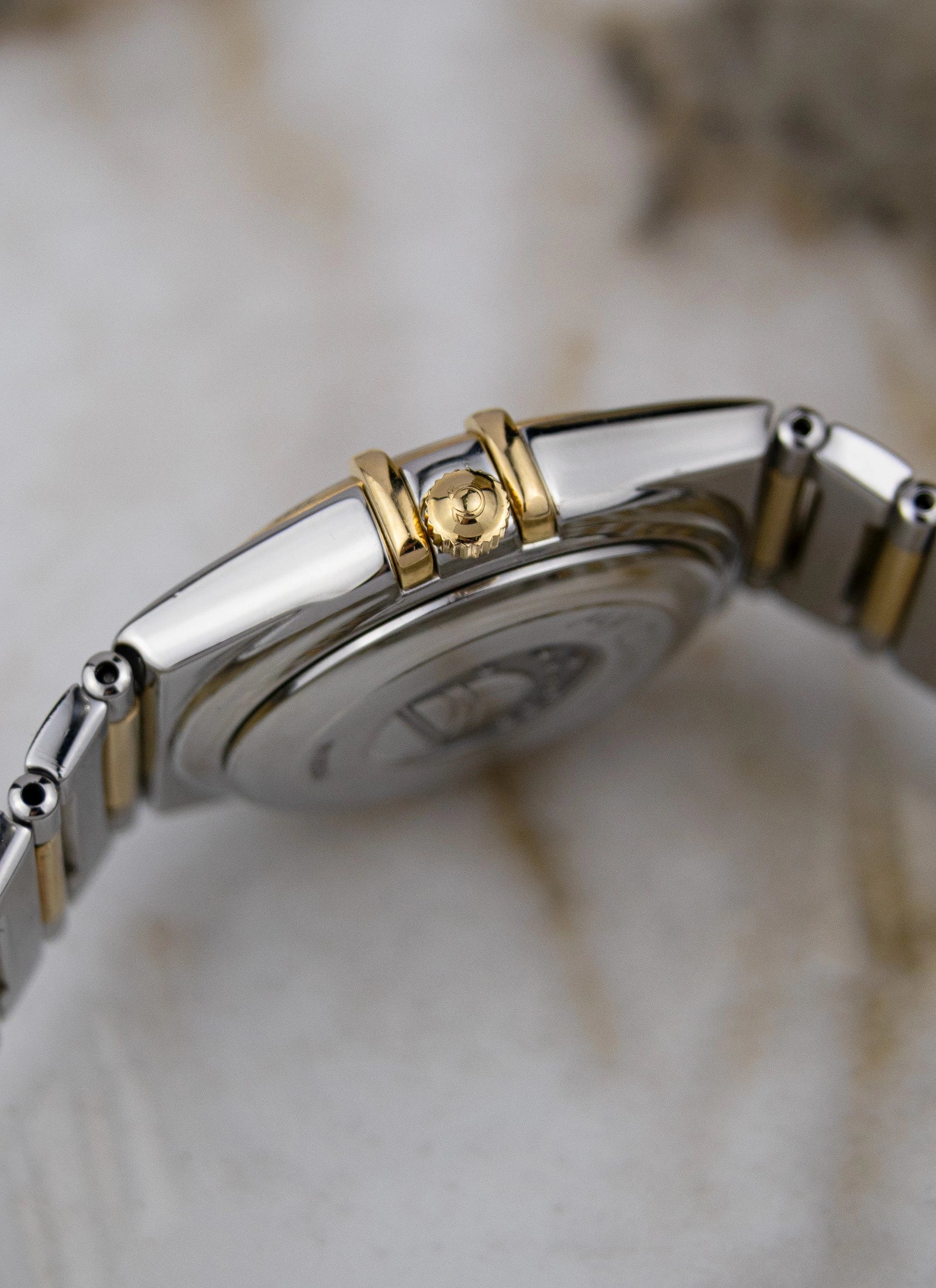 1998 Omega Constellation Manhattan Mother Of Pearl Bicolor