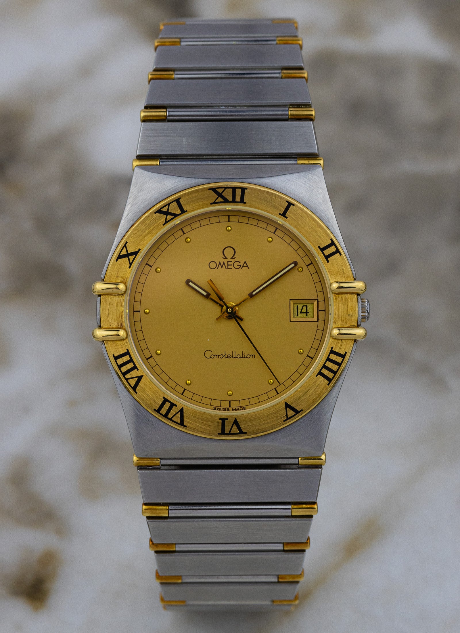 1993 Omega Constellation Manhattan Bicolor 396.1070