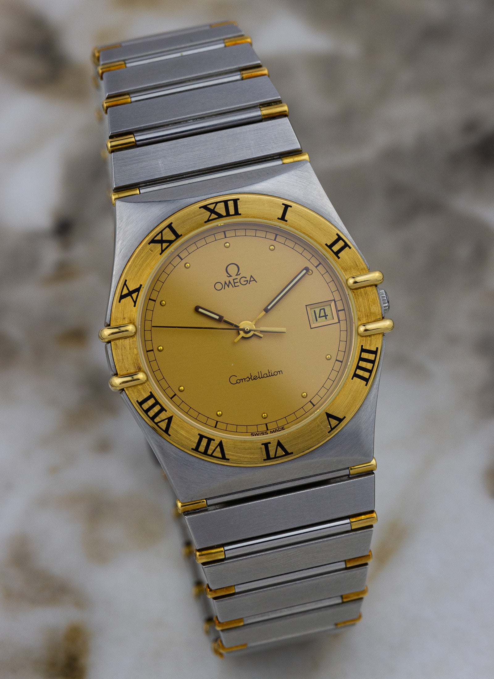 1993 Omega Constellation Manhattan Bicolor 396.1070