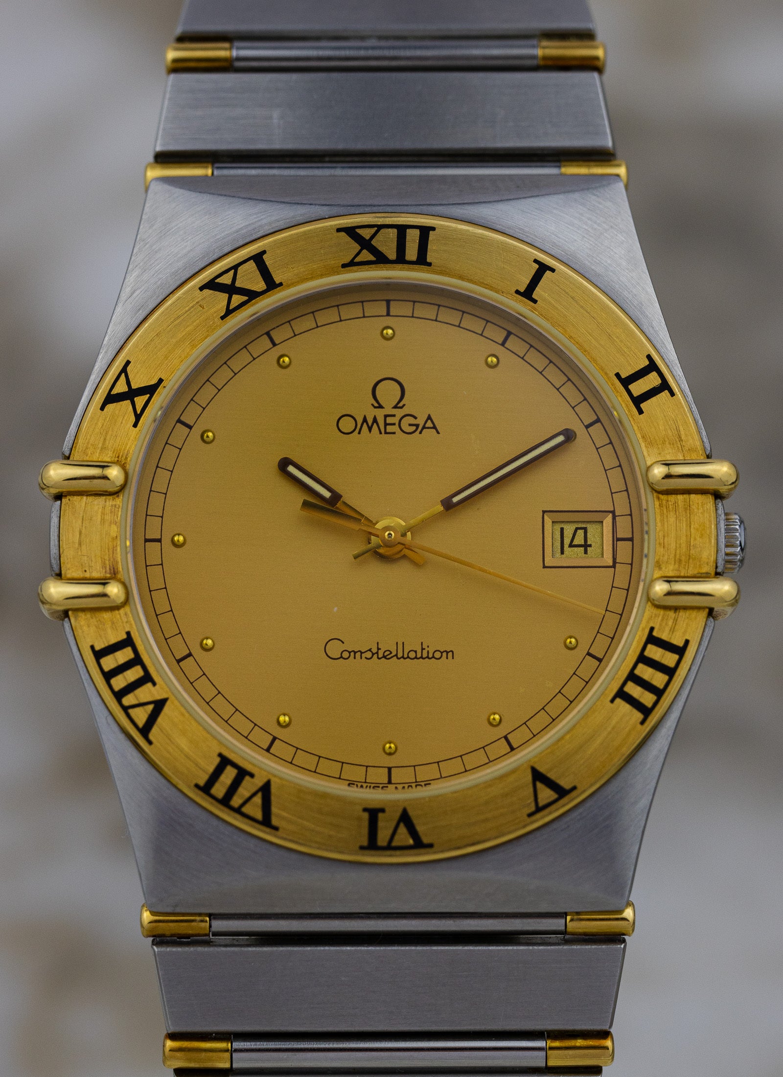 1993 Omega Constellation Manhattan Bicolor 396.1070
