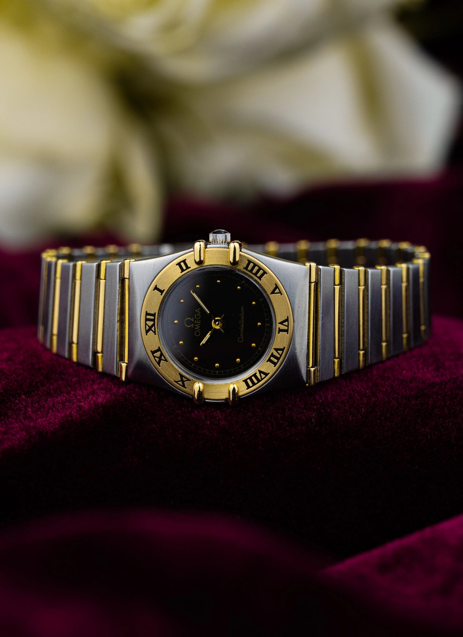 1980s Lady Omega Constellation Bicolor 795.1080