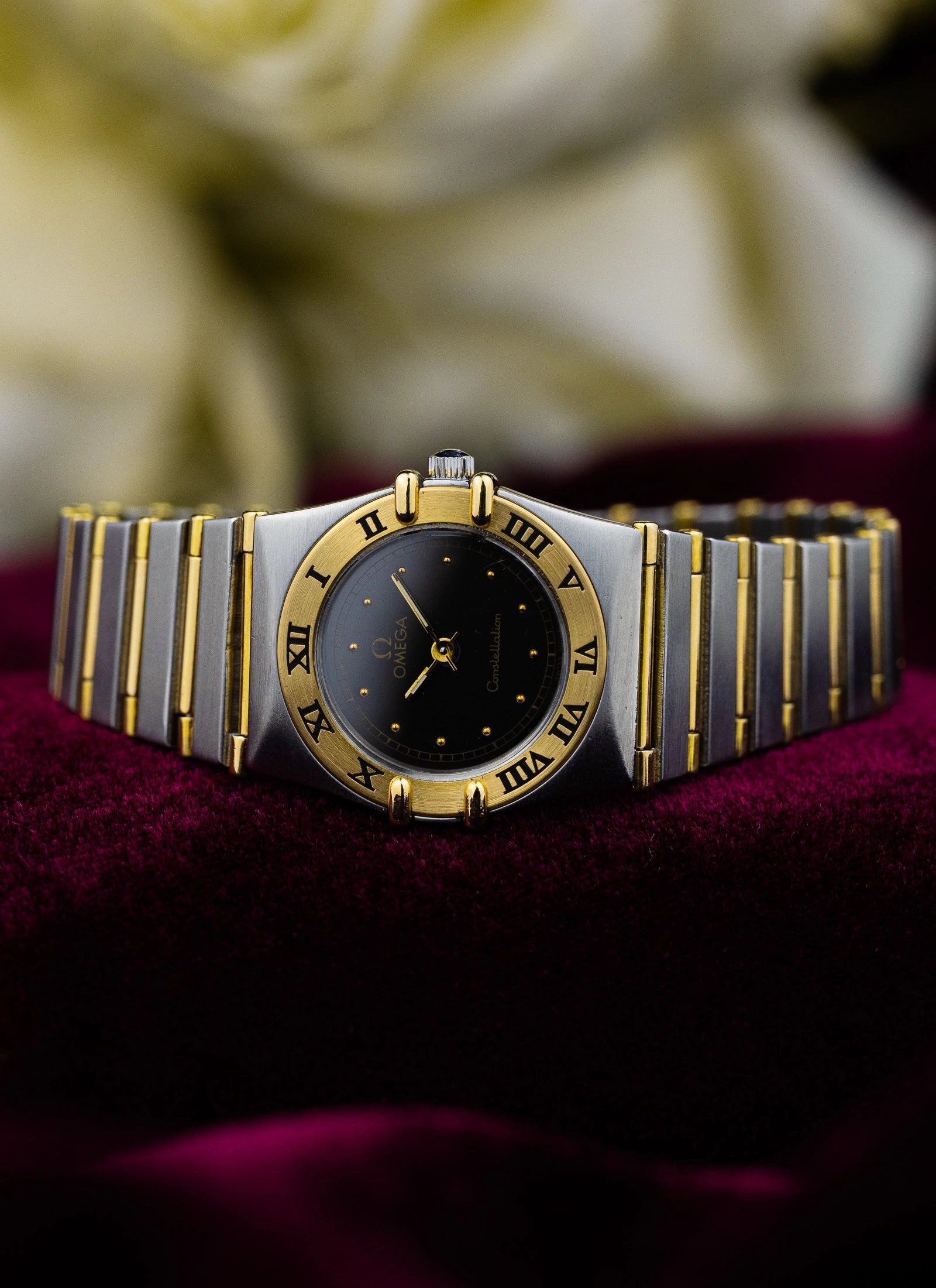 1980s Lady Omega Constellation Bicolor 795.1080