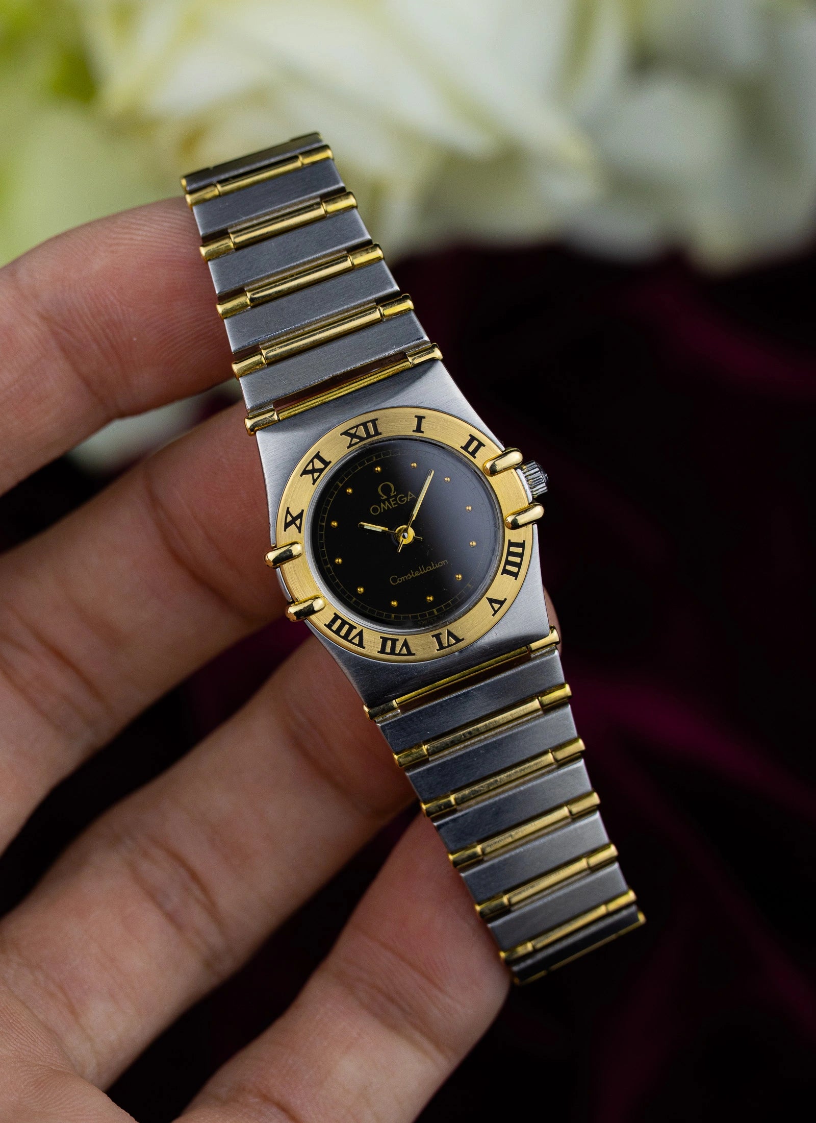 1980s Lady Omega Constellation Bicolor 795.1080