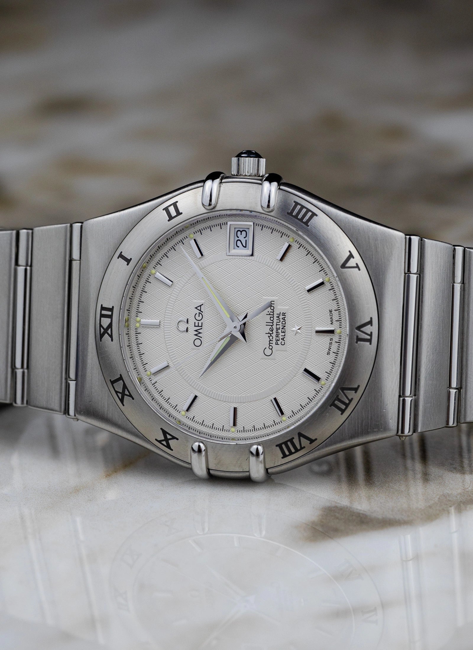 1998 Omega Constellation Manhattan Perpetual Calendar Ref. 15523000