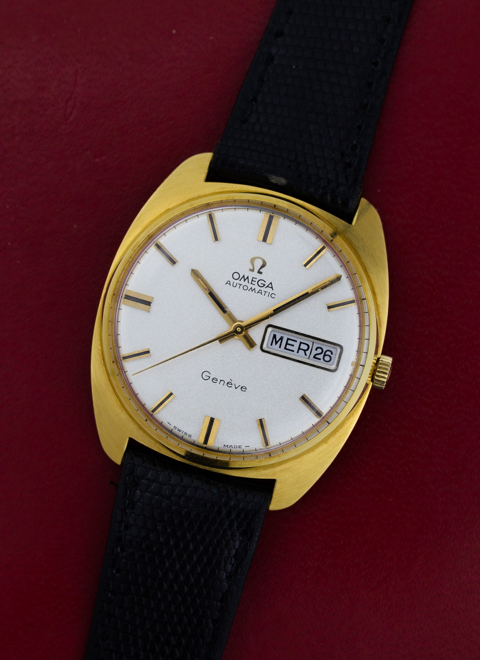 1970 18K Omega Geneve NOS/LNOS 162.9009 cal. 752 Box