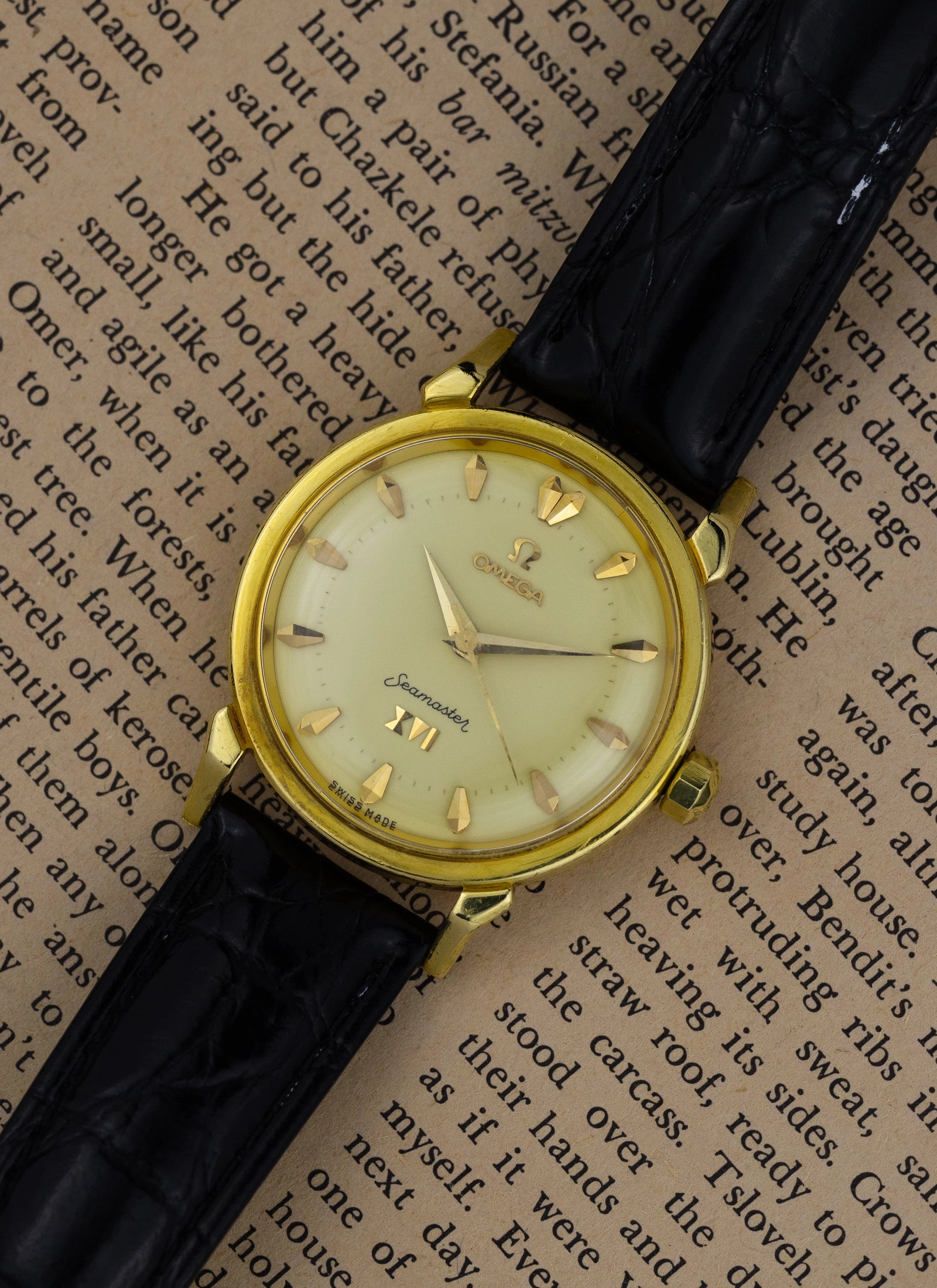 1956 18K Omega Seamaster Olympic XVI 2850 cal. 471 Serviced