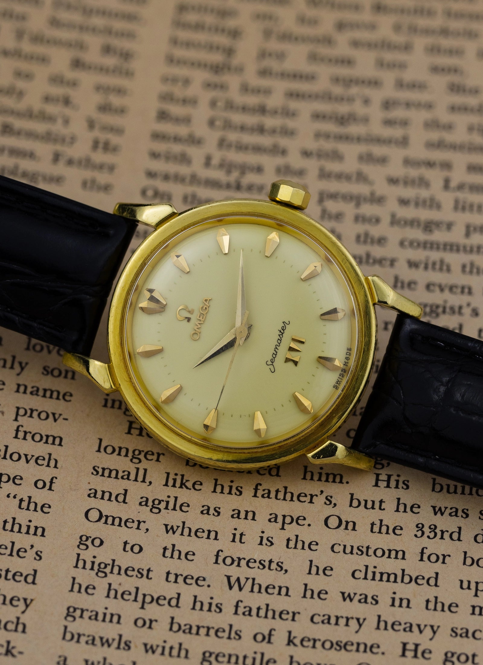 1956 18K Omega Seamaster Olympic XVI 2850 cal. 471 Serviced