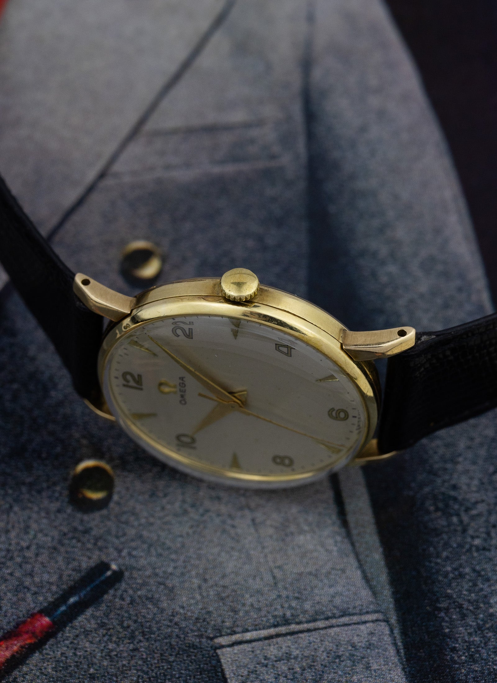 1944 14K Omega Arabic Dial Serviced