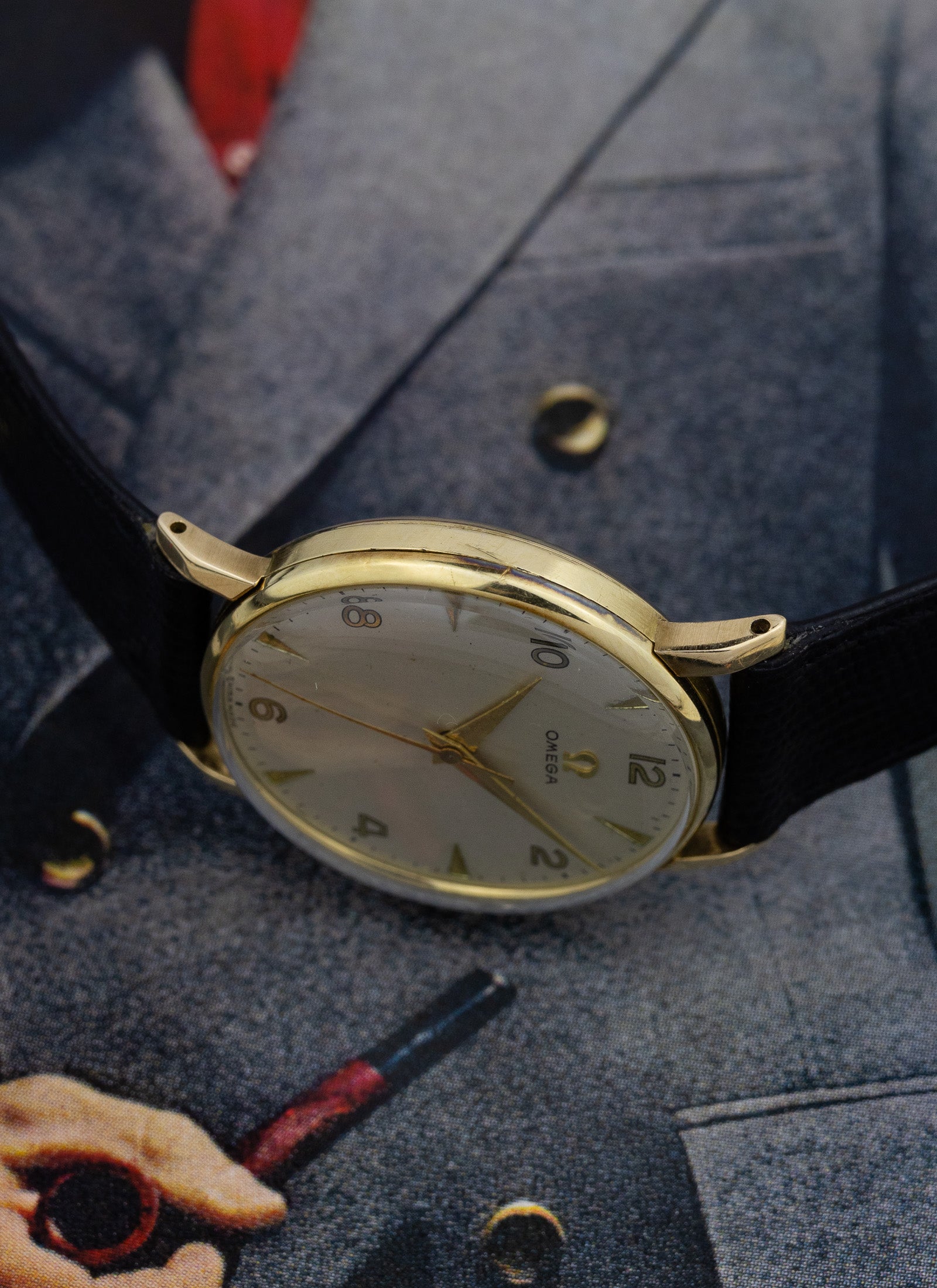 1944 14K Omega Arabic Dial Serviced