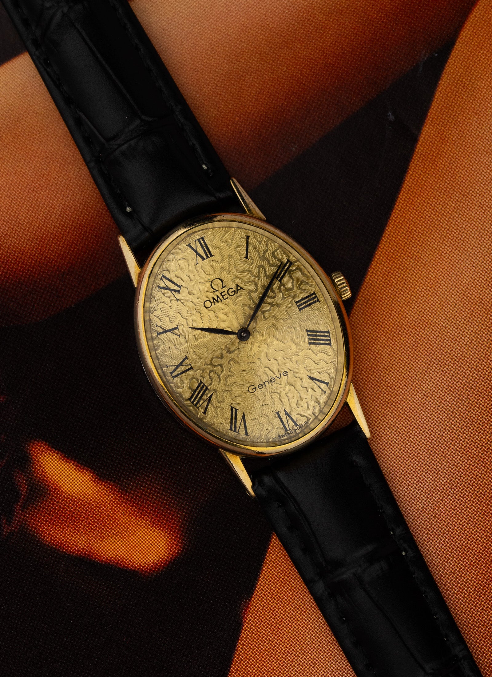 1970s Omega Geneve Ellipse Floral Dial 511.416 cal. 625