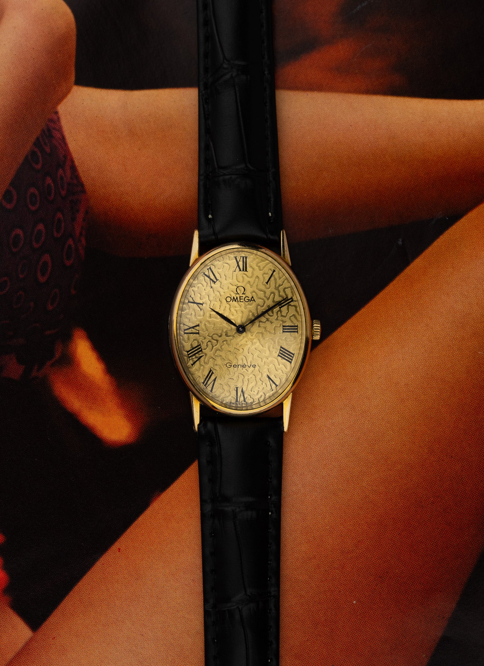 1970s Omega Geneve Ellipse Floral Dial 511.416 cal. 625