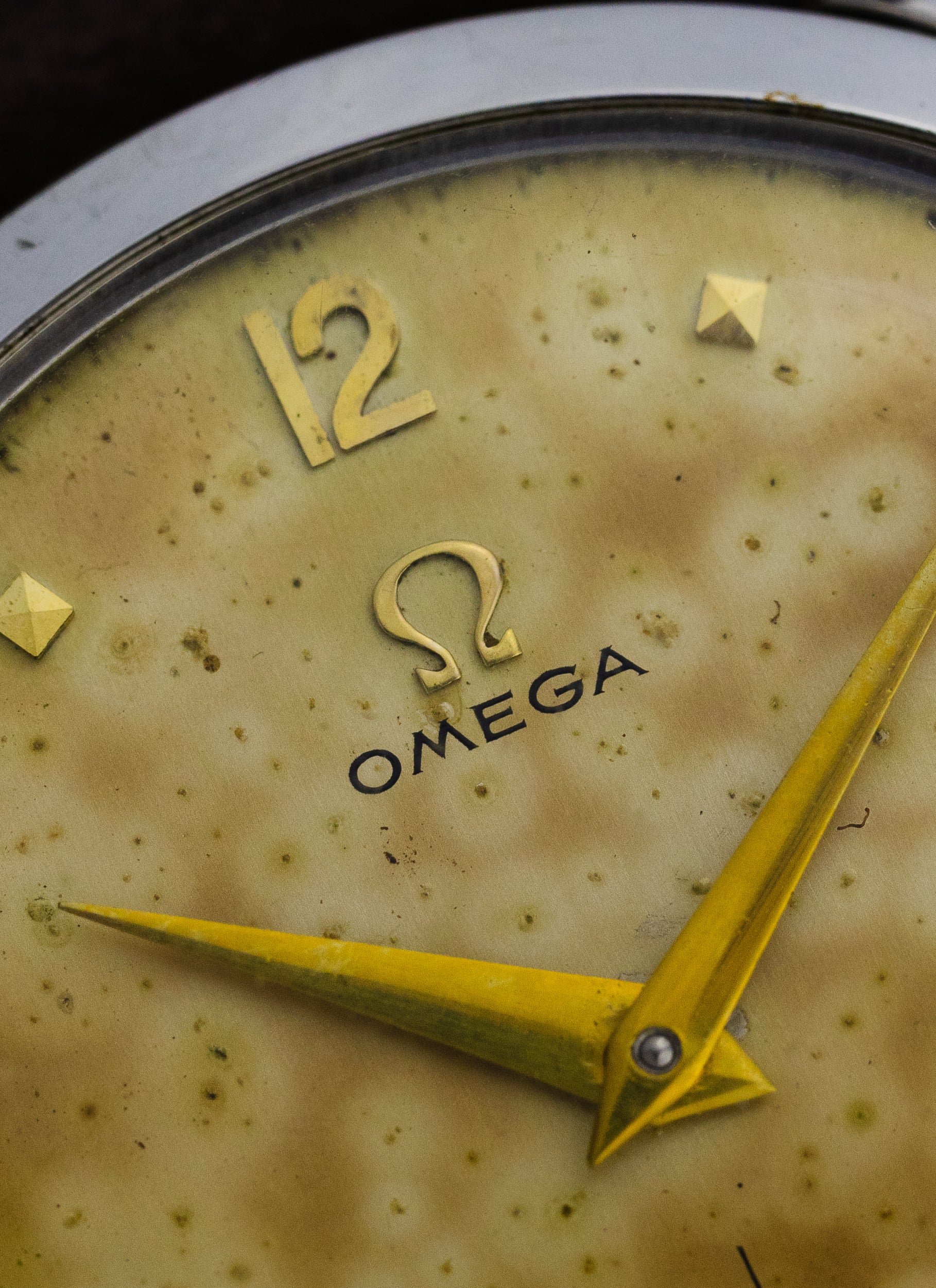1952 Omega Jumbo Tropical Leopard Dial „Spider Lugs” 2605-10 cal. 266
