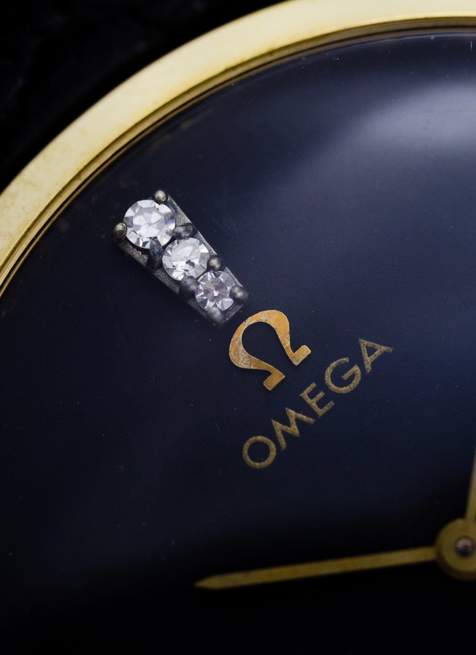 1979 14K Omega Playboy Diamond Dial D6672 cal. 625