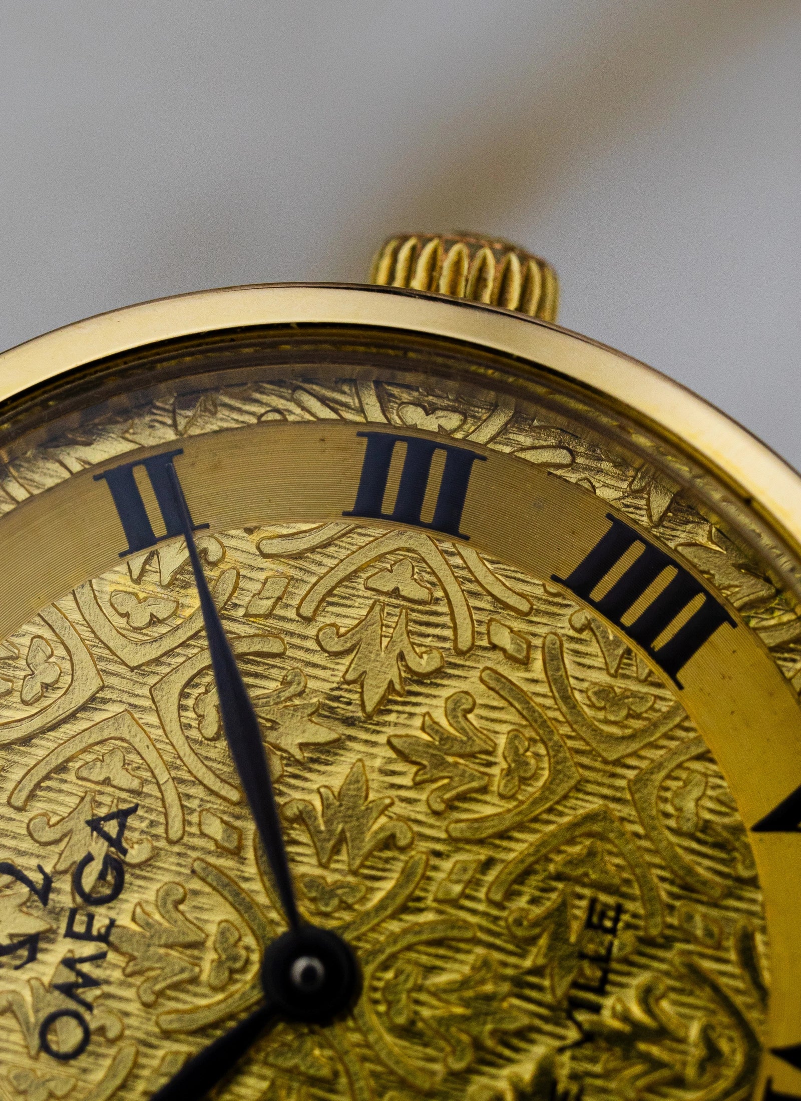 1970s Lady Omega De Ville Floral Pattern 511.0392 cal. 625 Serviced
