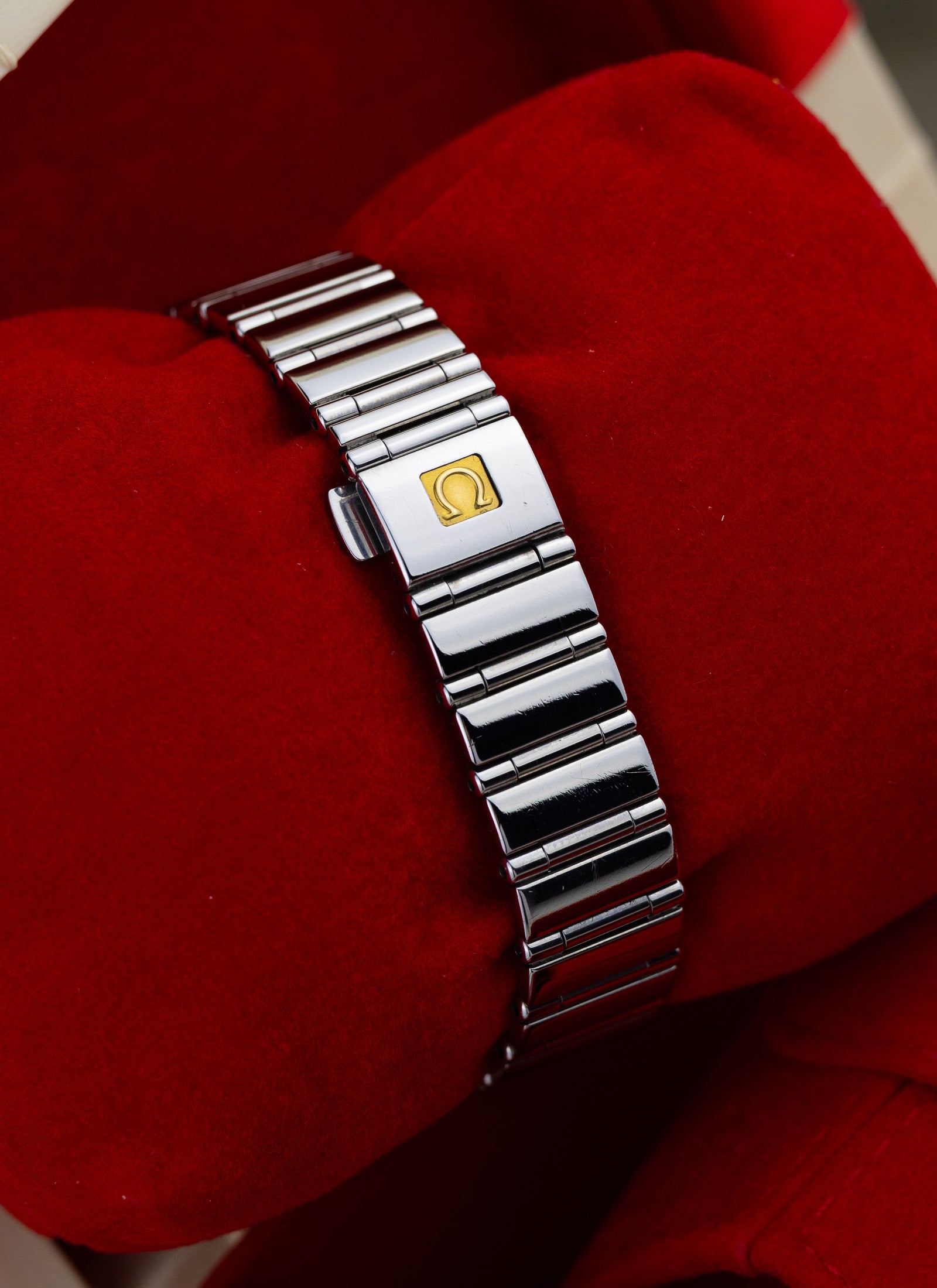 1998 Lady Omega Constellation My Choice Pink Dial 1561.61 Box