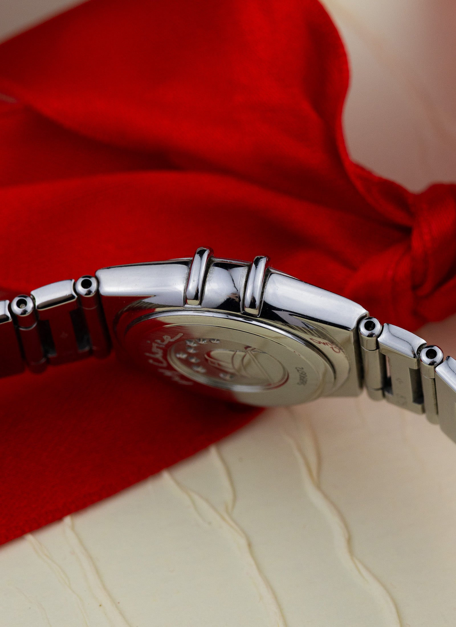 1998 Lady Omega Constellation My Choice Pink Dial 1561.61 Box