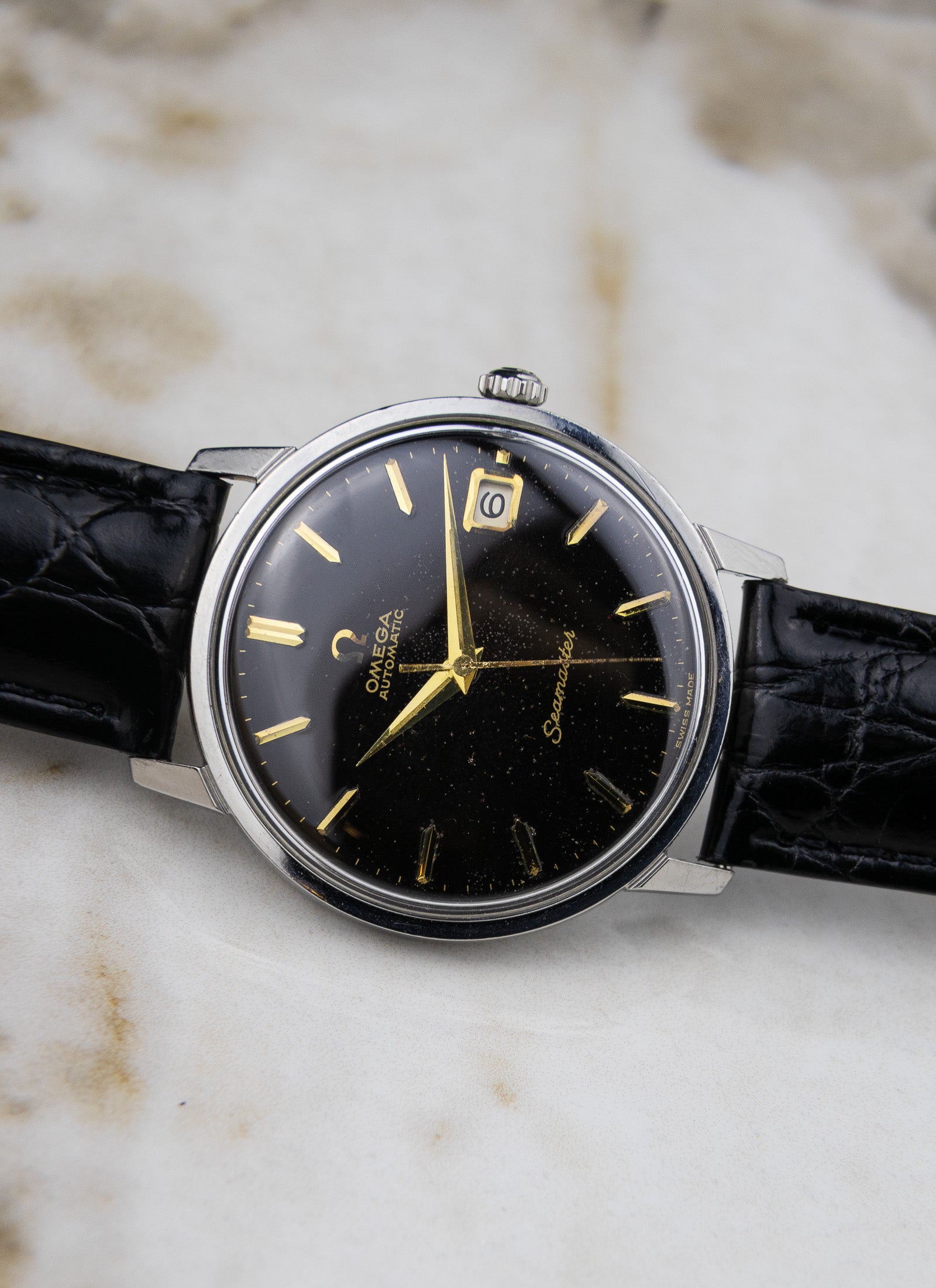 1963 Omega Seamaster Black Dial 166.001 cal. 562