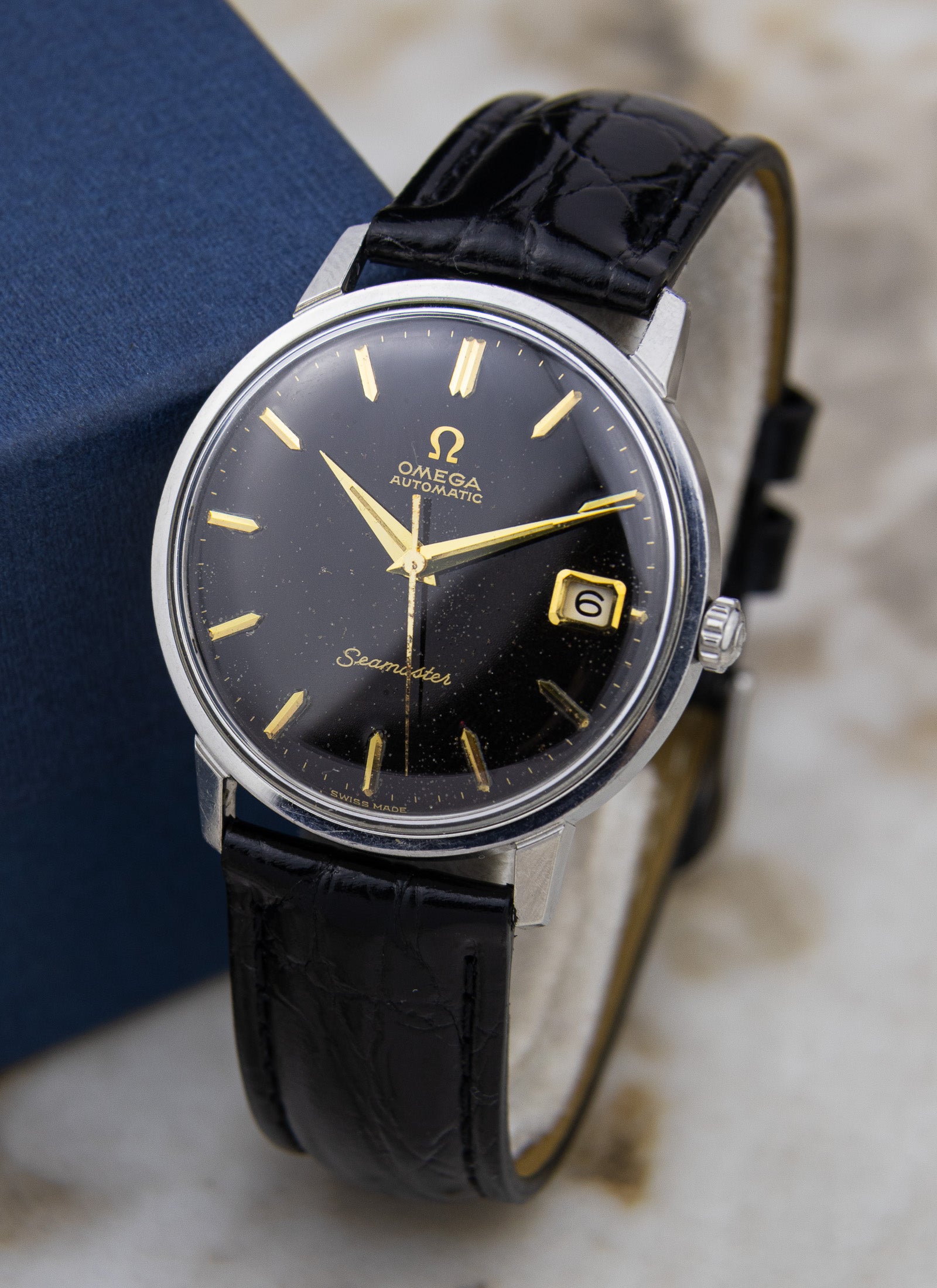 1963 Omega Seamaster Black Dial 166.001 cal. 562