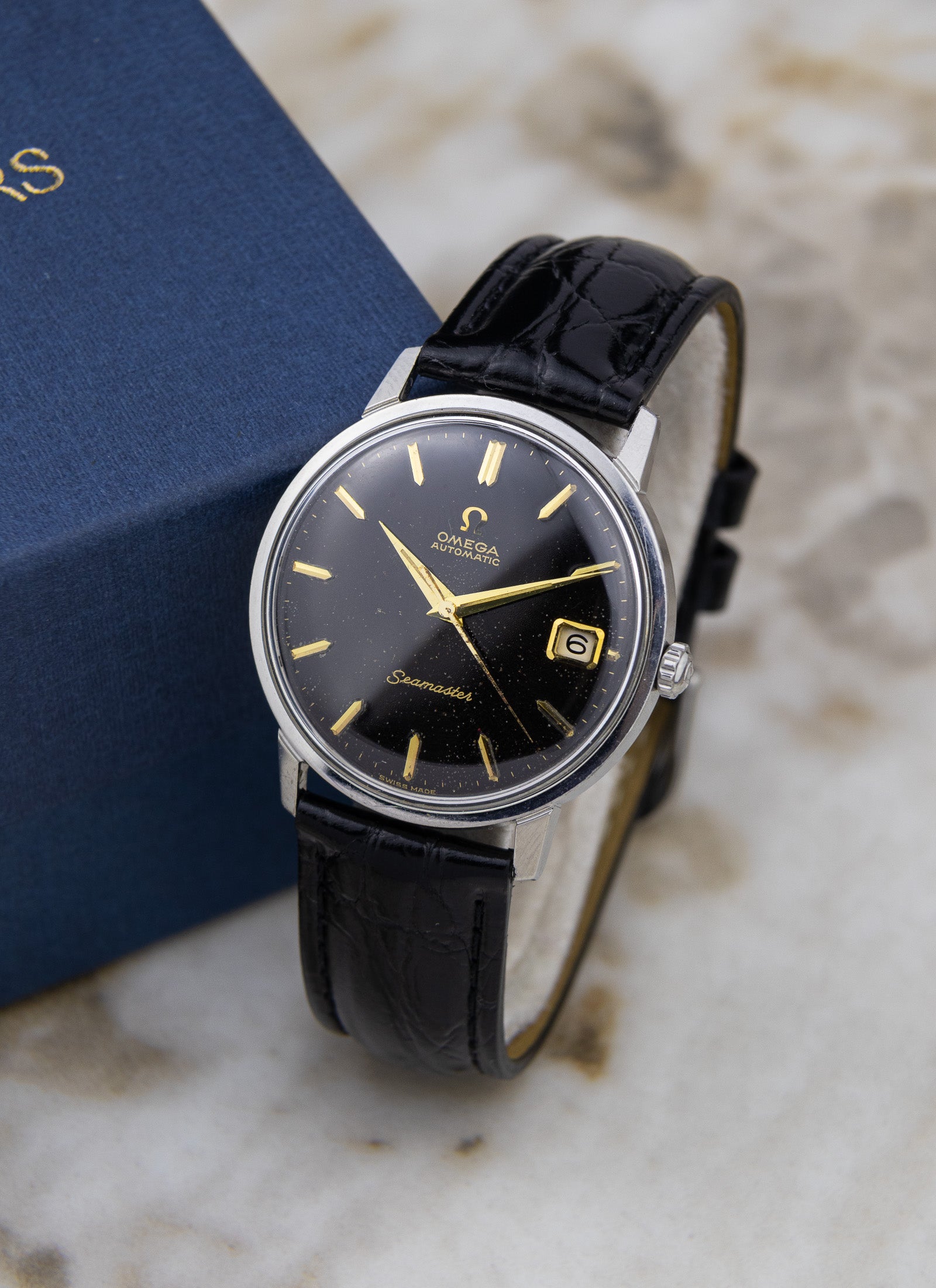 1963 Omega Seamaster Black Dial 166.001 cal. 562