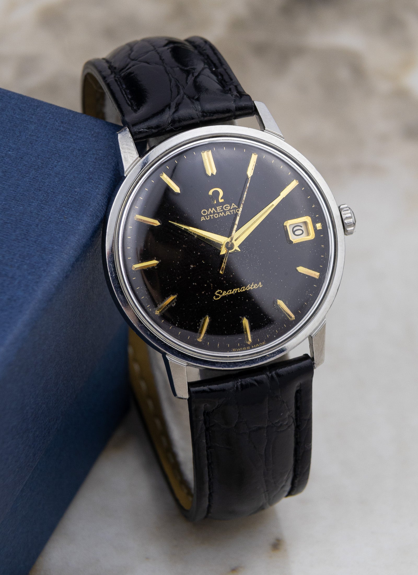 1963 Omega Seamaster Black Dial 166.001 cal. 562