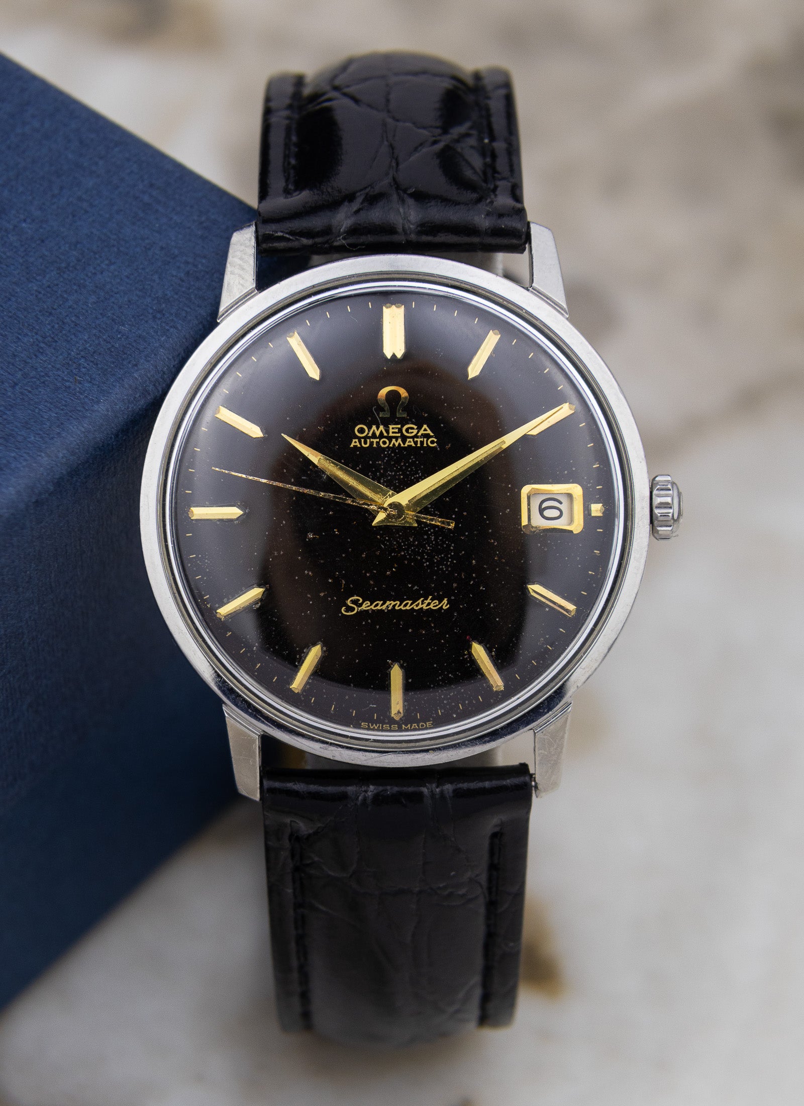 1963 Omega Seamaster Black Dial 166.001 cal. 562