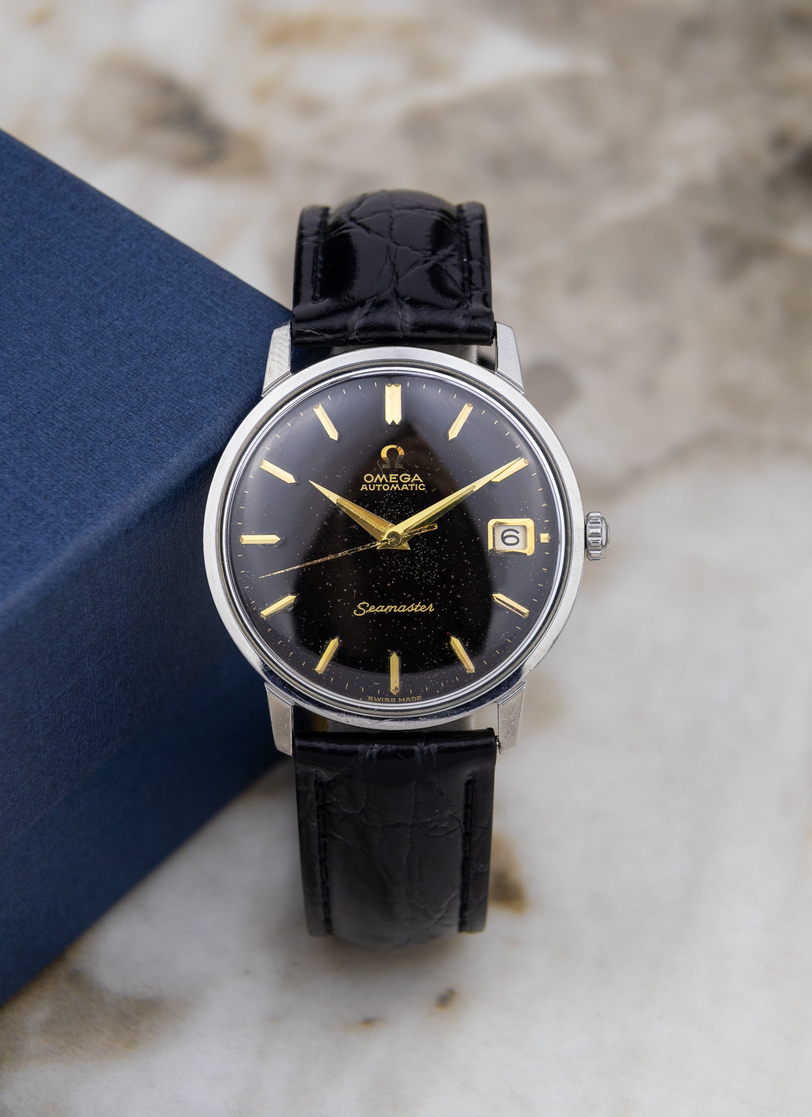 1963 Omega Seamaster Black Dial 166.001 cal. 562