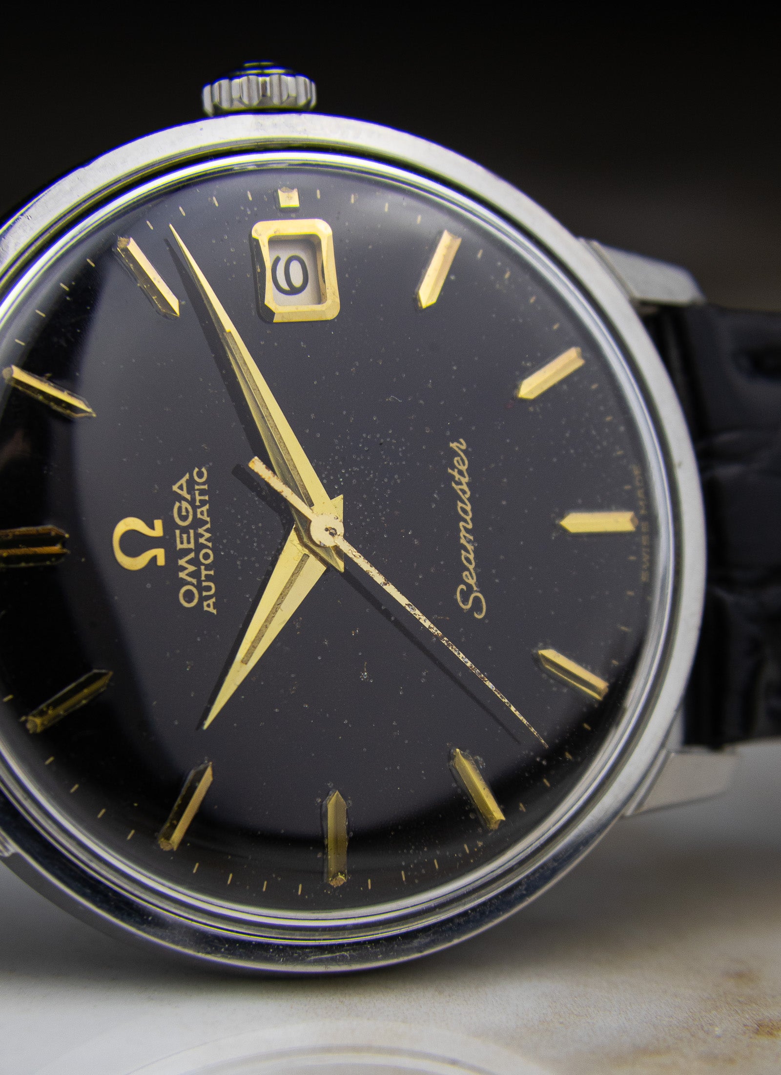 1963 Omega Seamaster Black Dial 166.001 cal. 562