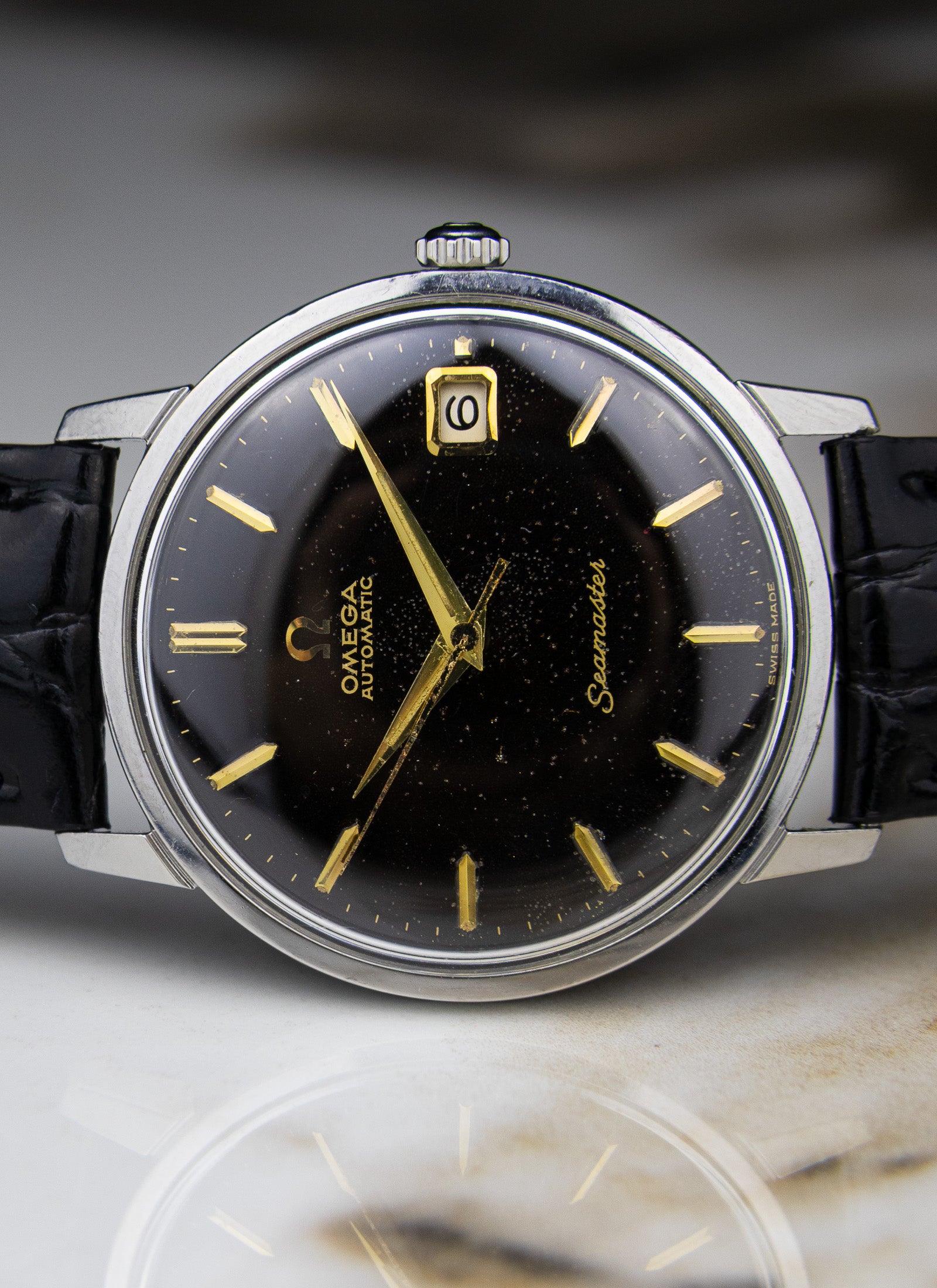 1963 Omega Seamaster Black Dial 166.001 cal. 562