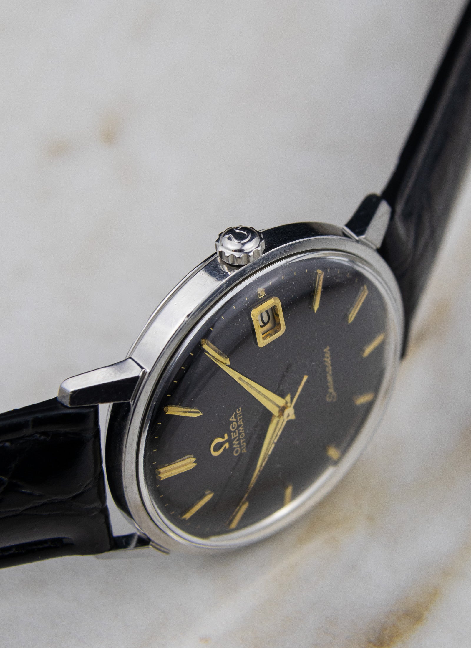 1963 Omega Seamaster Black Dial 166.001 cal. 562