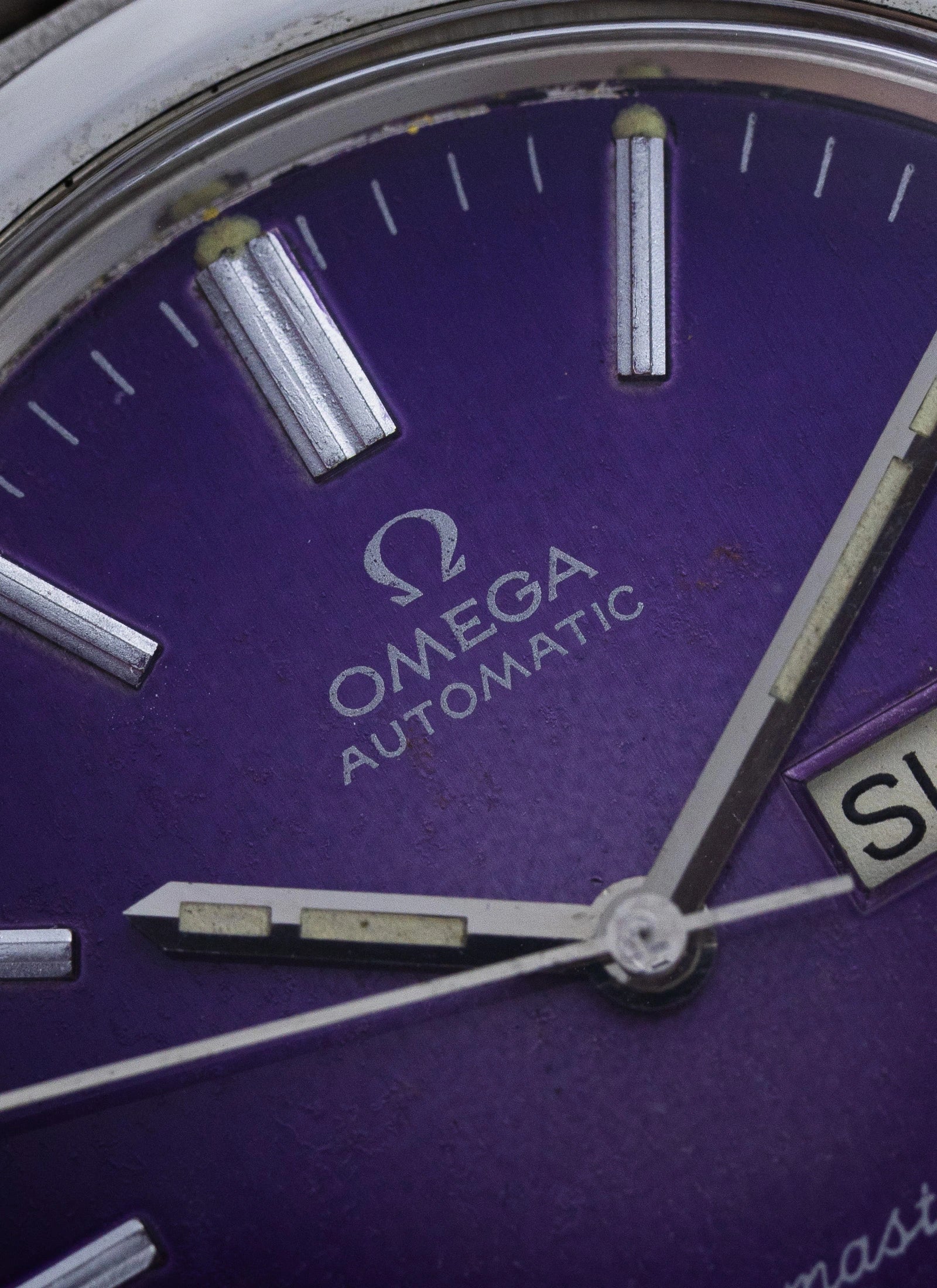 1970s Omega Seamaster Purple Dial