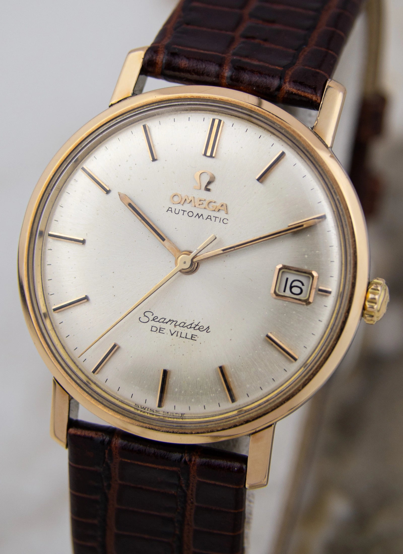 1963 Omega Seamaster De Ville Rose Gold Capped 166.020 cal. 562