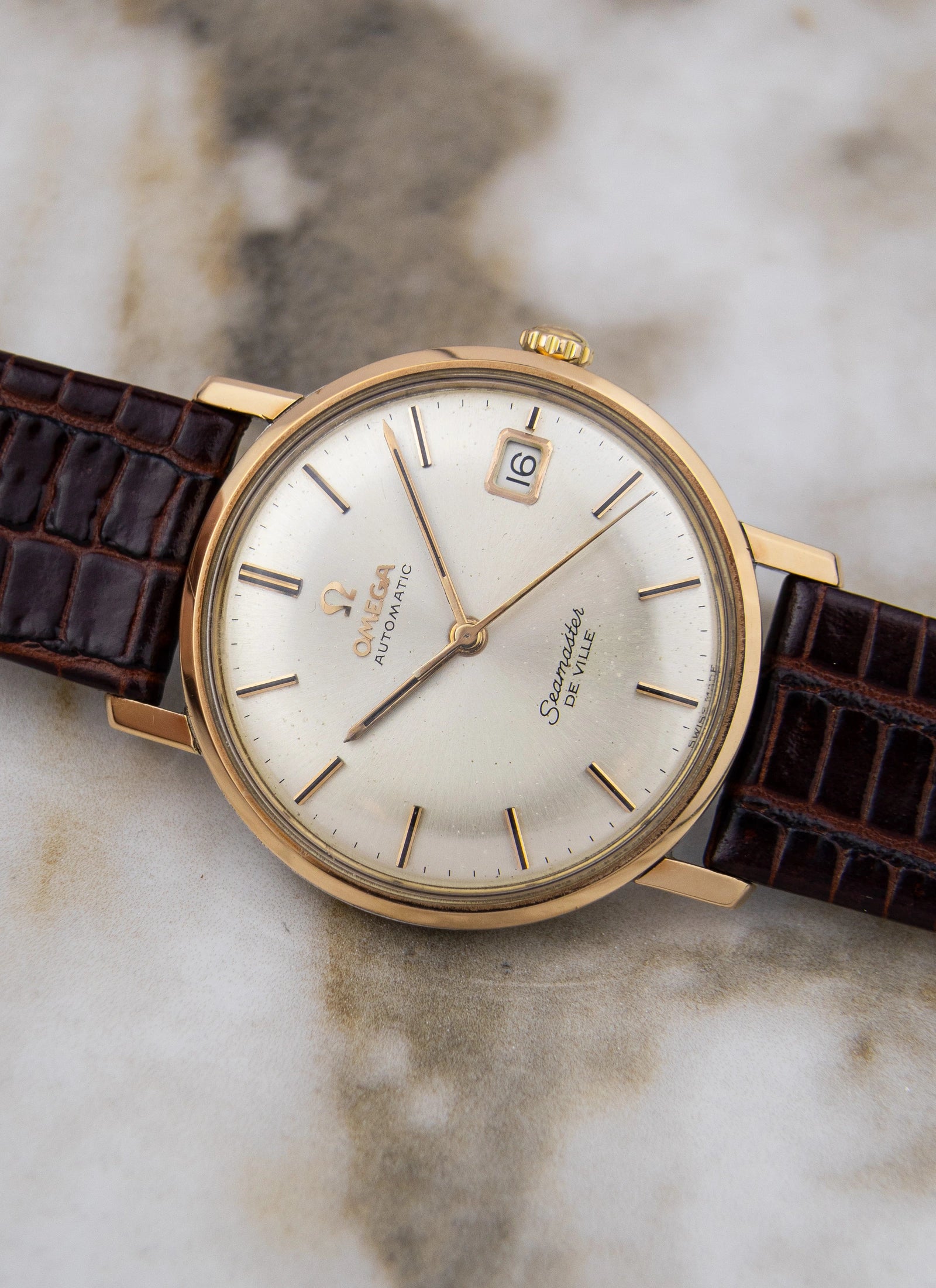 1963 Omega Seamaster De Ville Rose Gold Capped 166.020 cal. 562