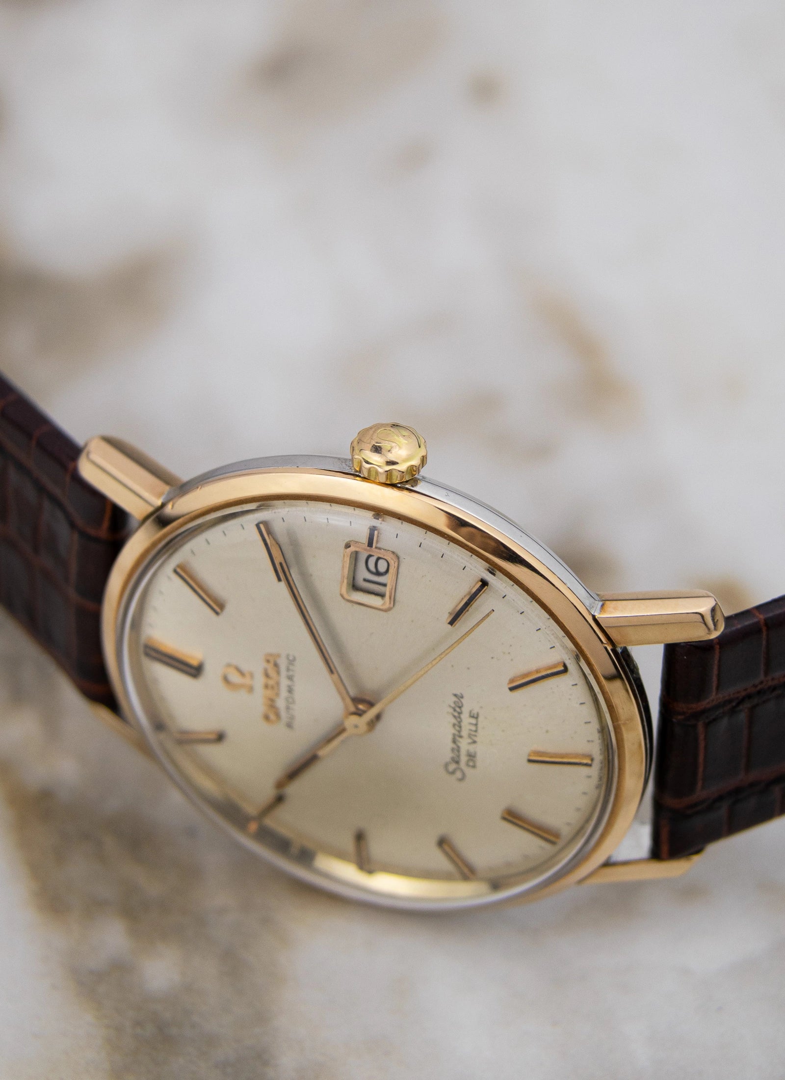 1963 Omega Seamaster De Ville Rose Gold Capped 166.020 cal. 562