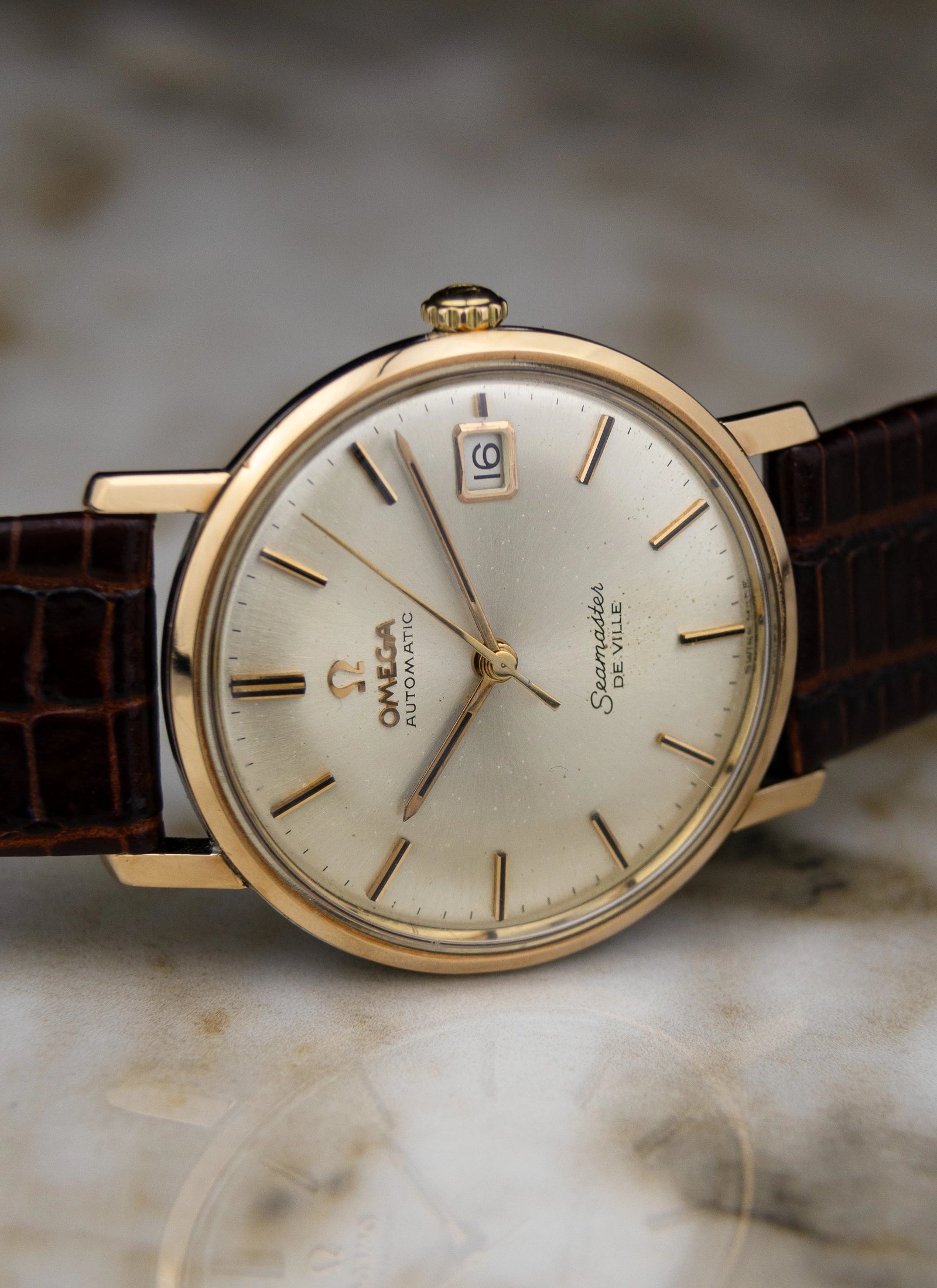 1963 Omega Seamaster De Ville Rose Gold Capped 166.020 cal. 562