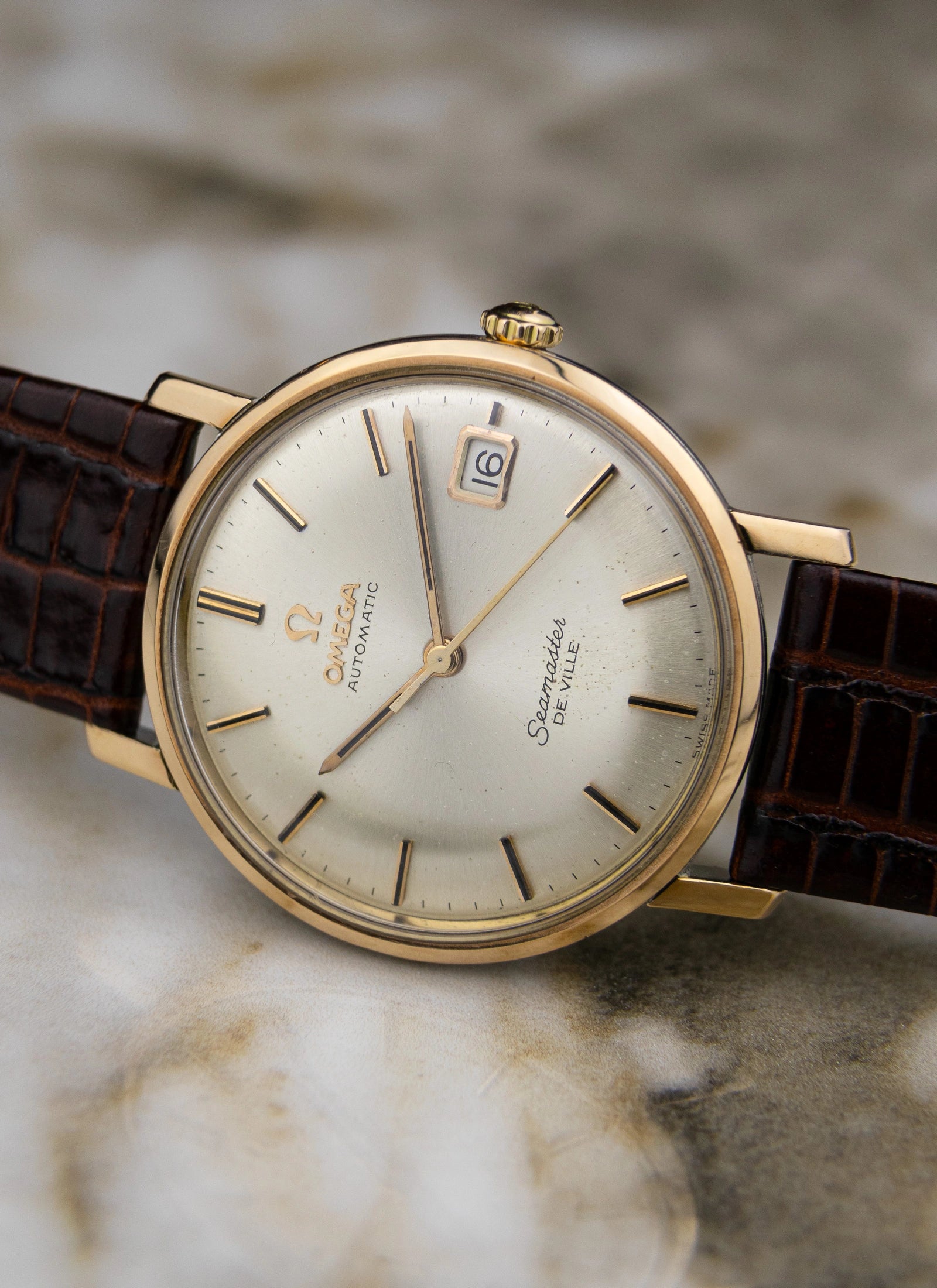 1963 Omega Seamaster De Ville Rose Gold Capped 166.020 cal. 562