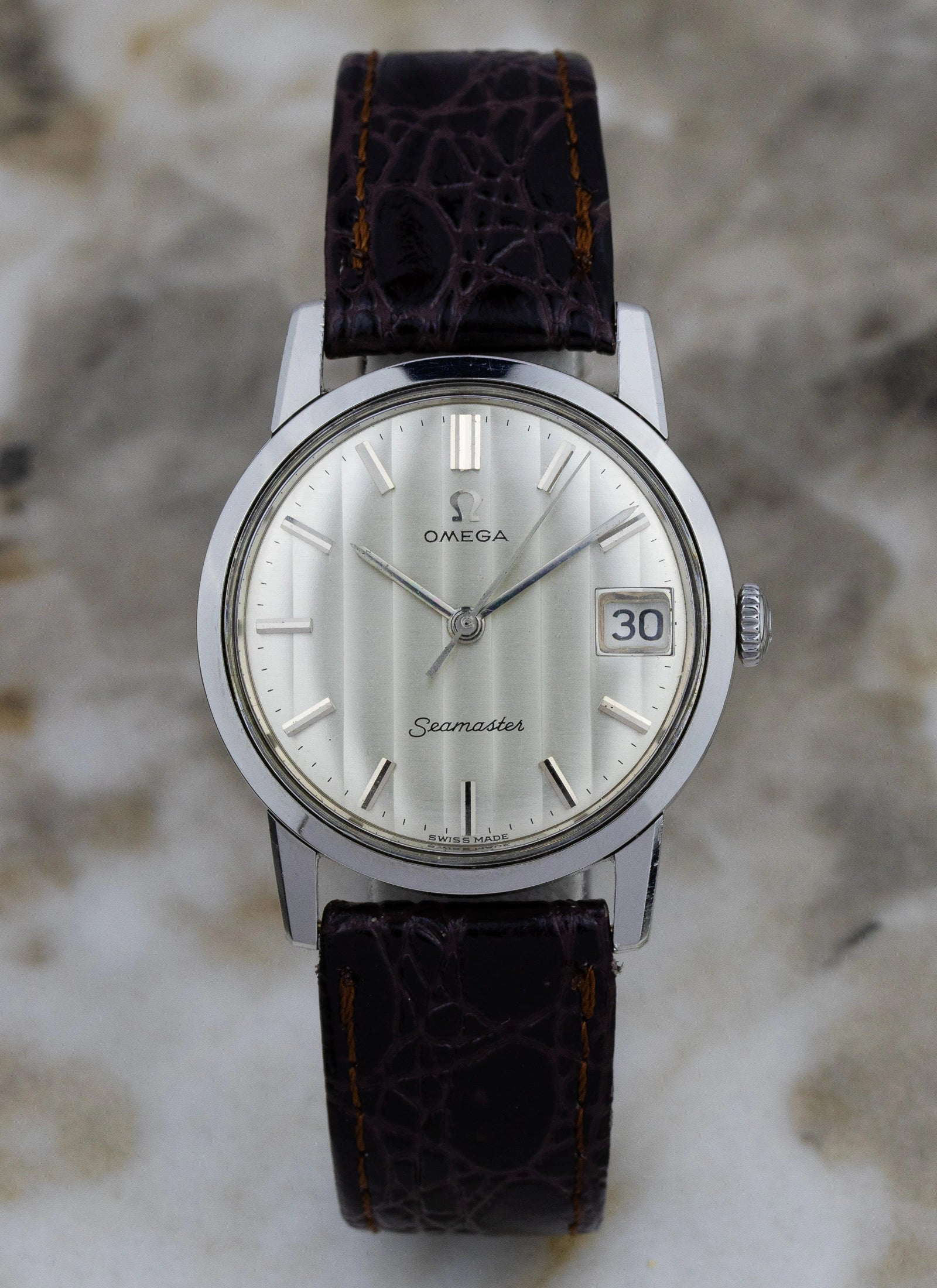 1963 Omega Seamaster Holo Tapestry Dial 136.006 cal. 610
